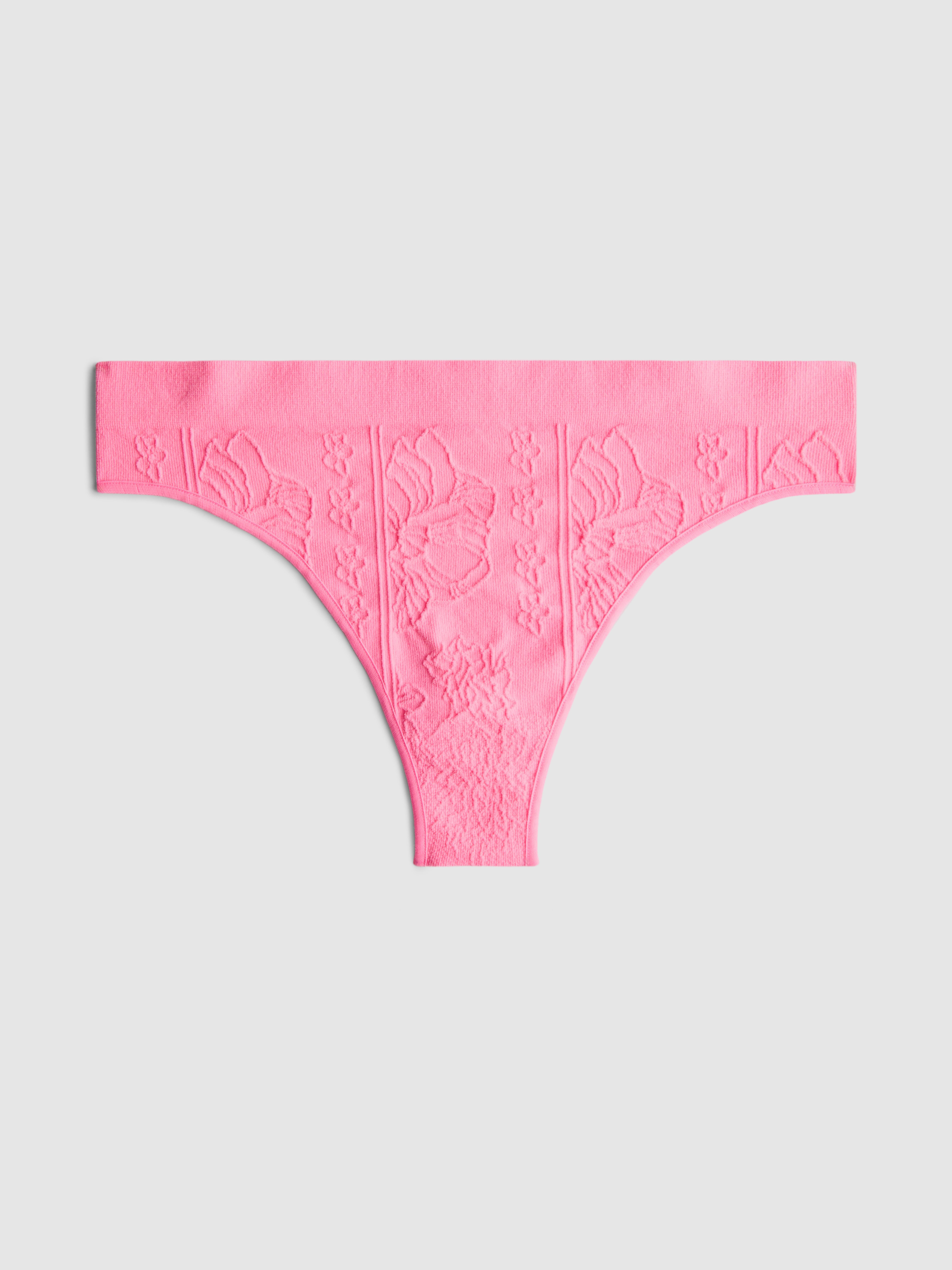 Seamless Jacquard Thong