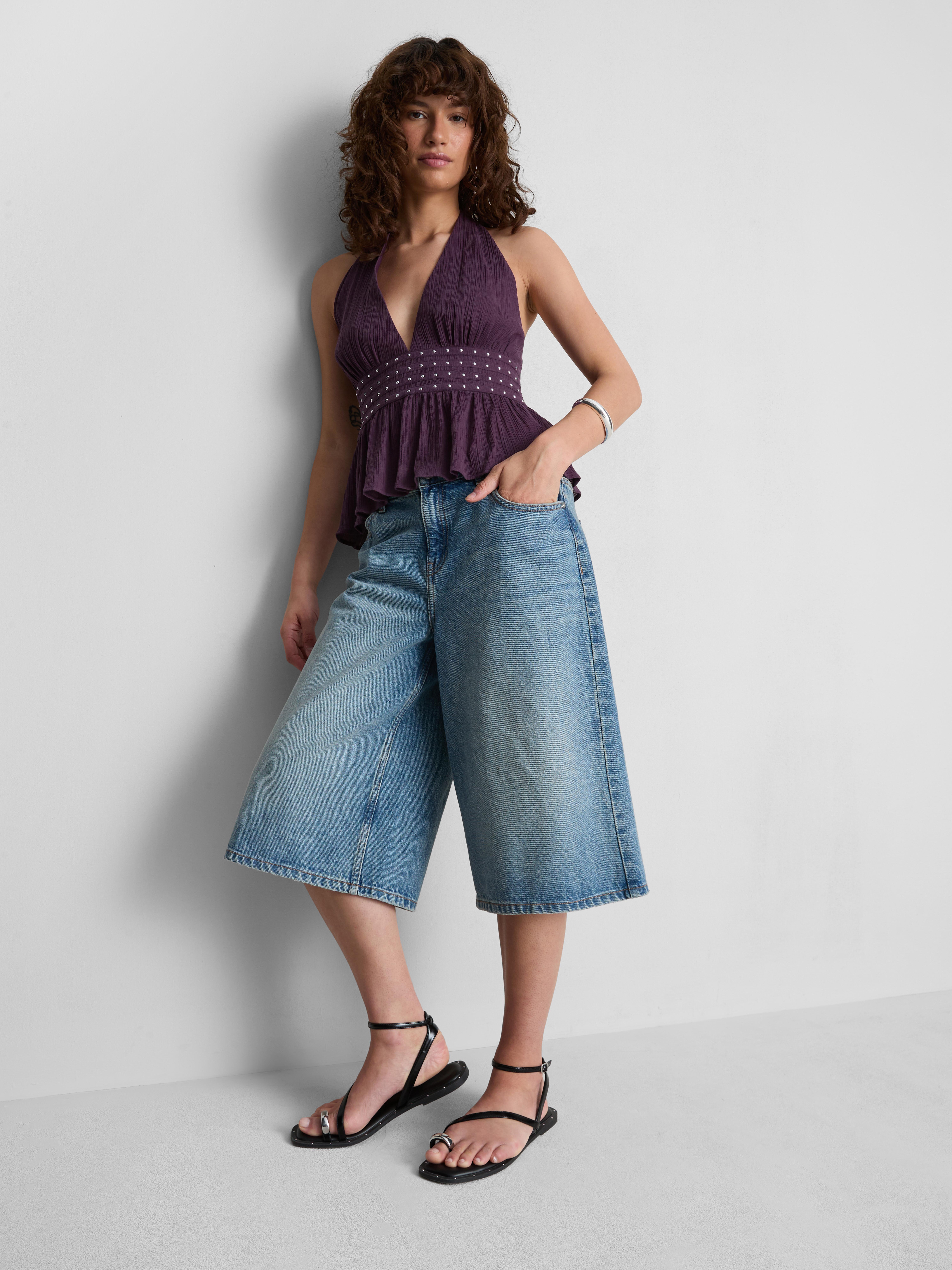 The Primark Scene | Cotton Studded Halterneck Top