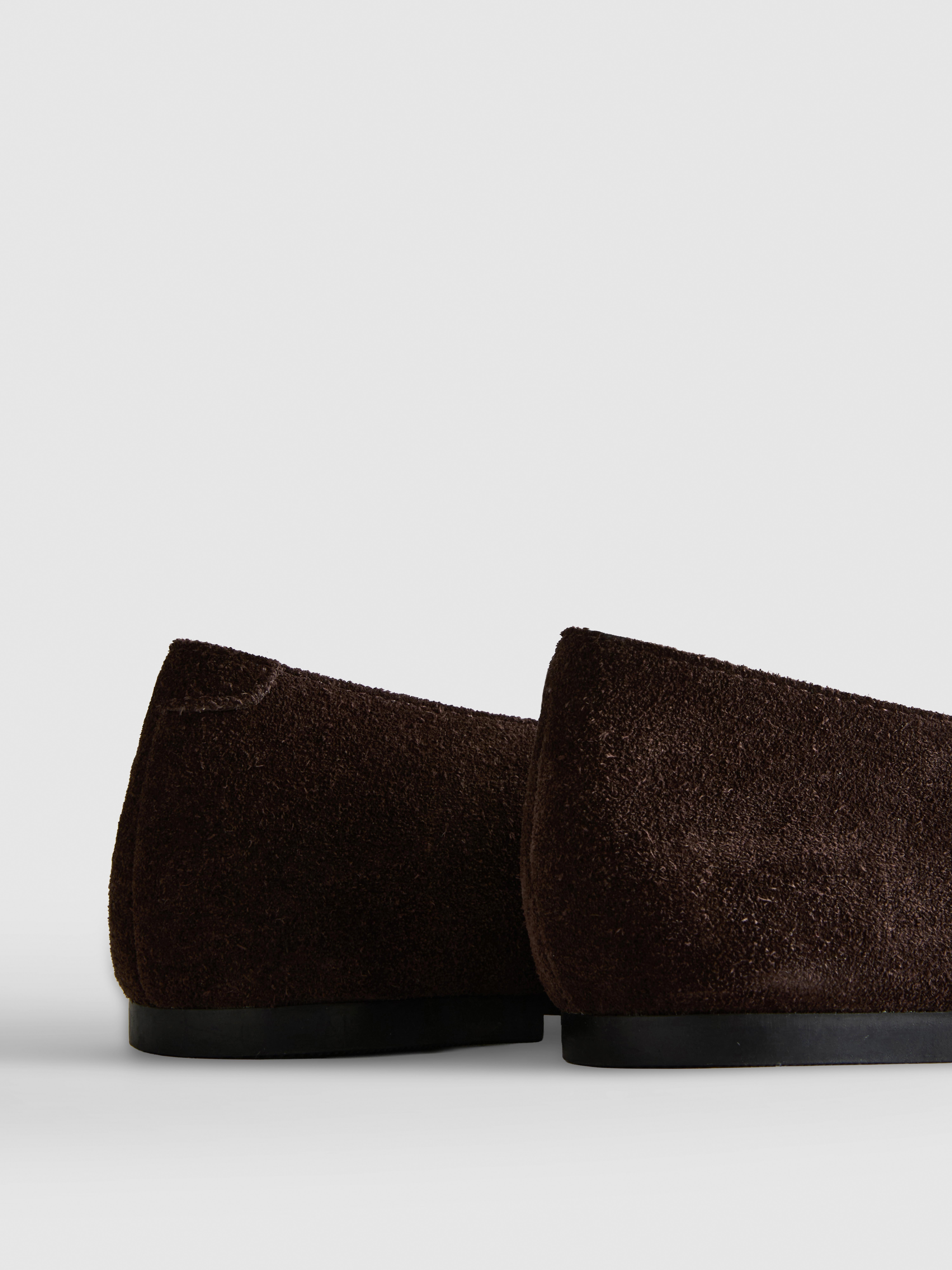 The Edit Leather Ballet Flats