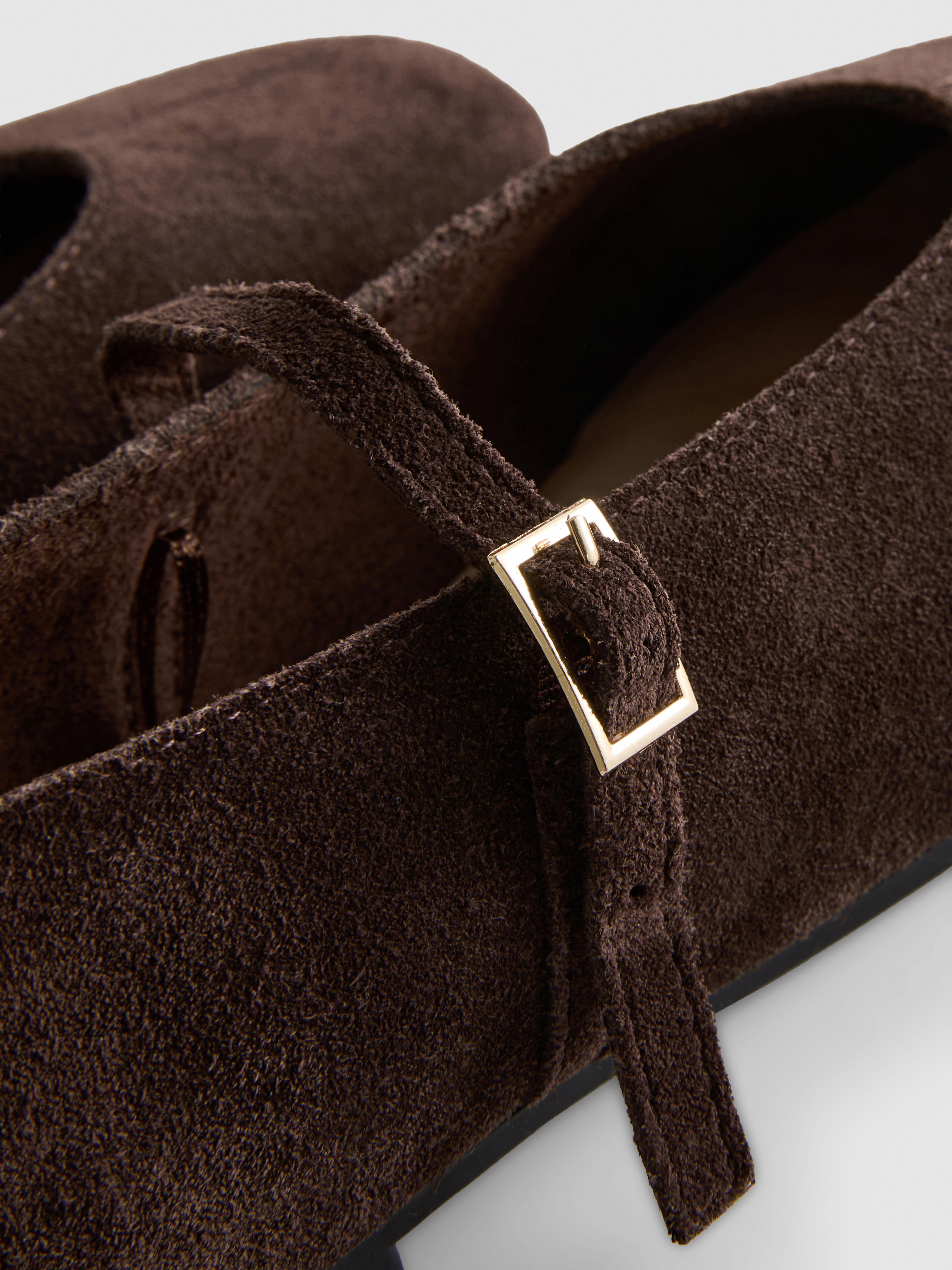 The Edit Leather Ballet Flats