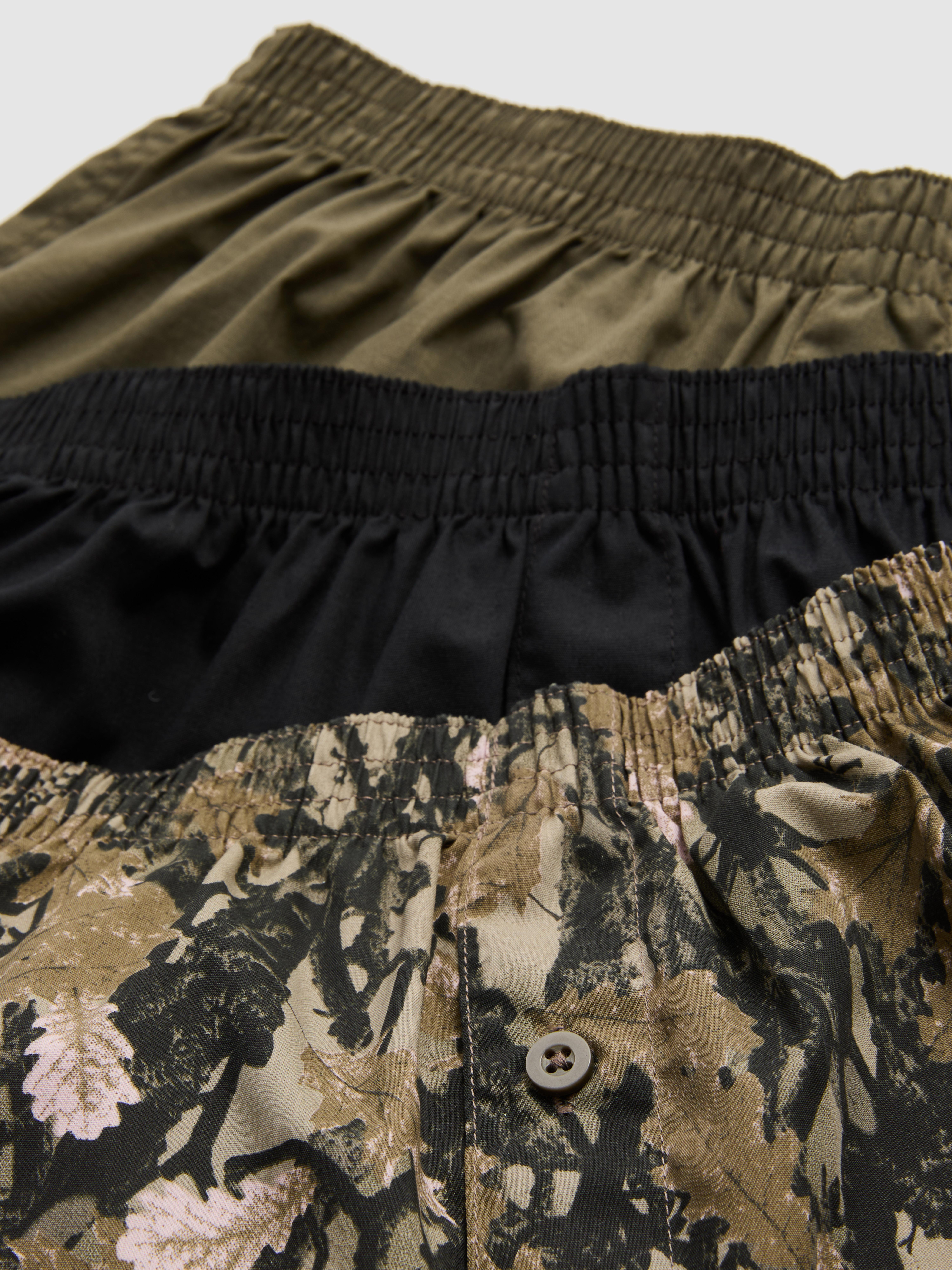 3pk Patterned Boxer Shorts