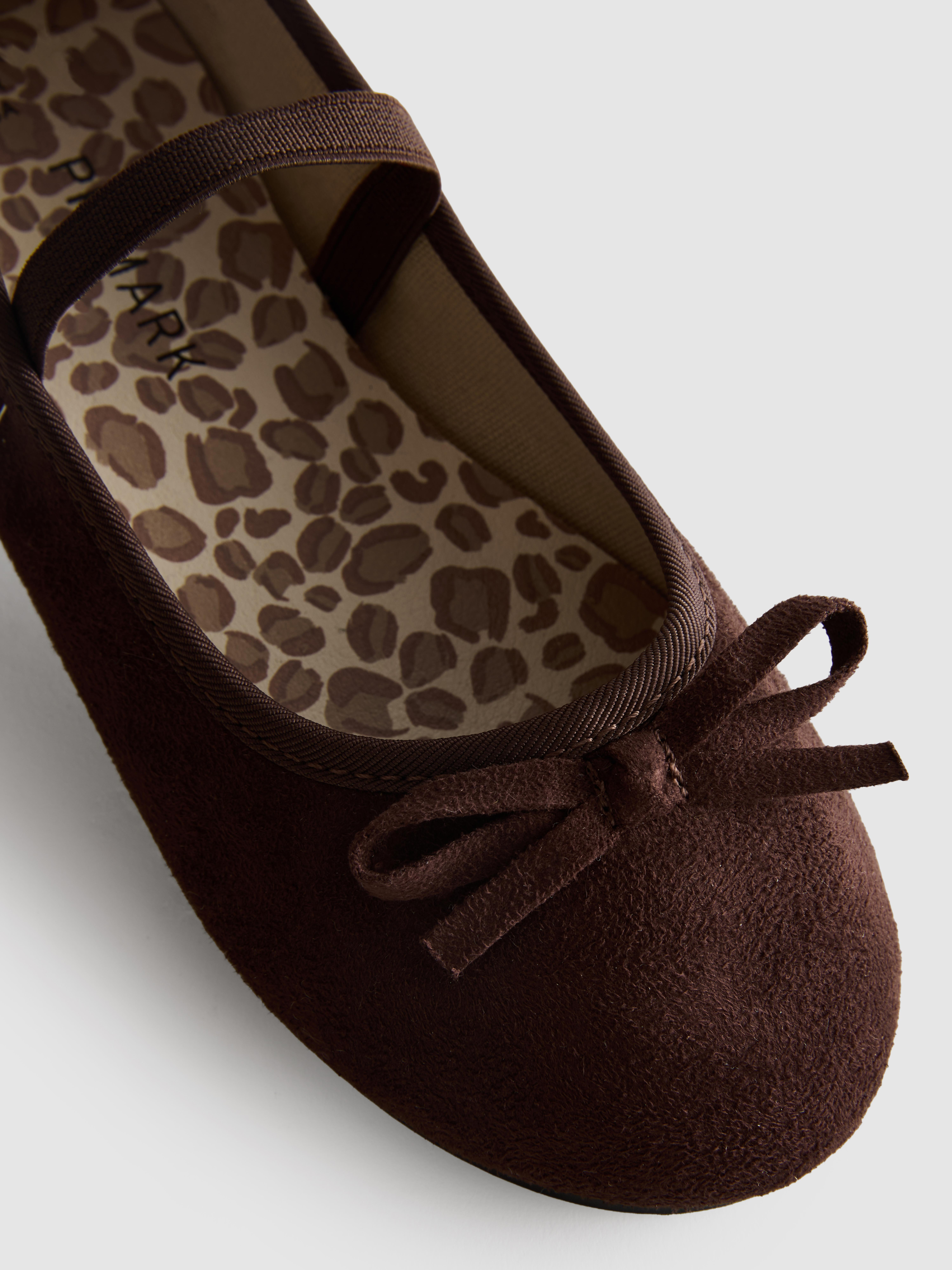 Bow-Detail Ballet Flats