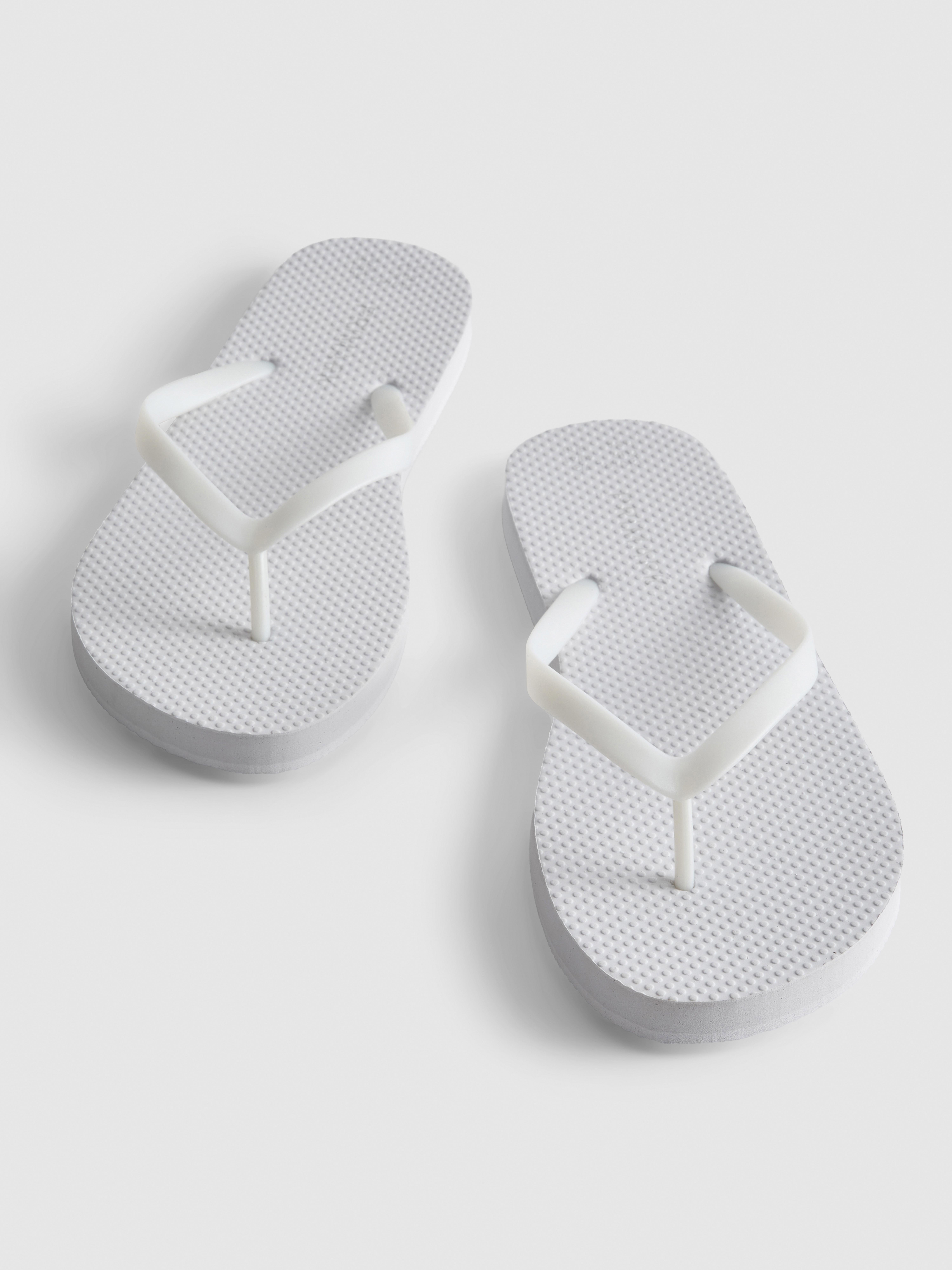 Chunky-Sole Flip Flops
