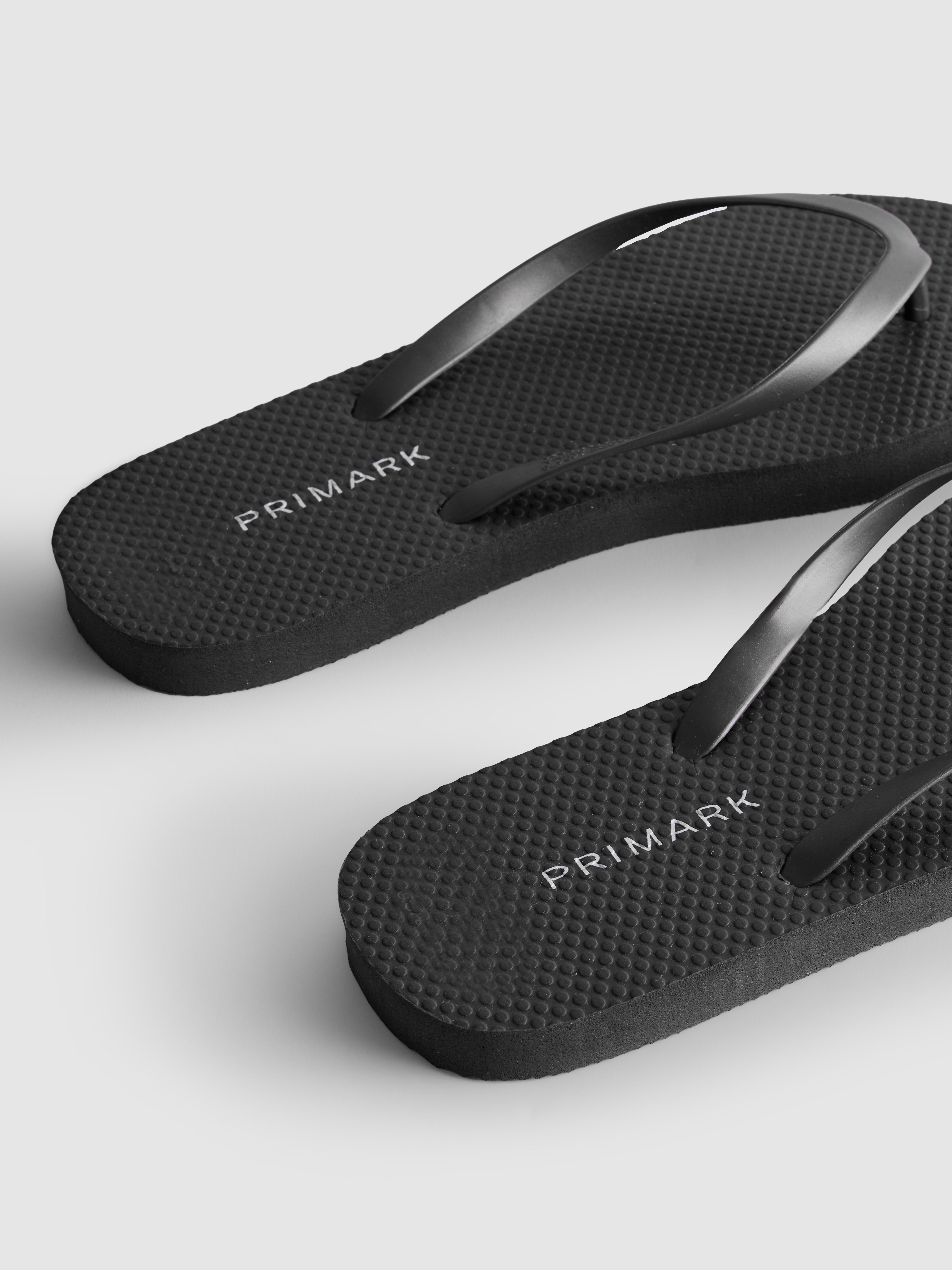 Chunky-Sole Flip Flops
