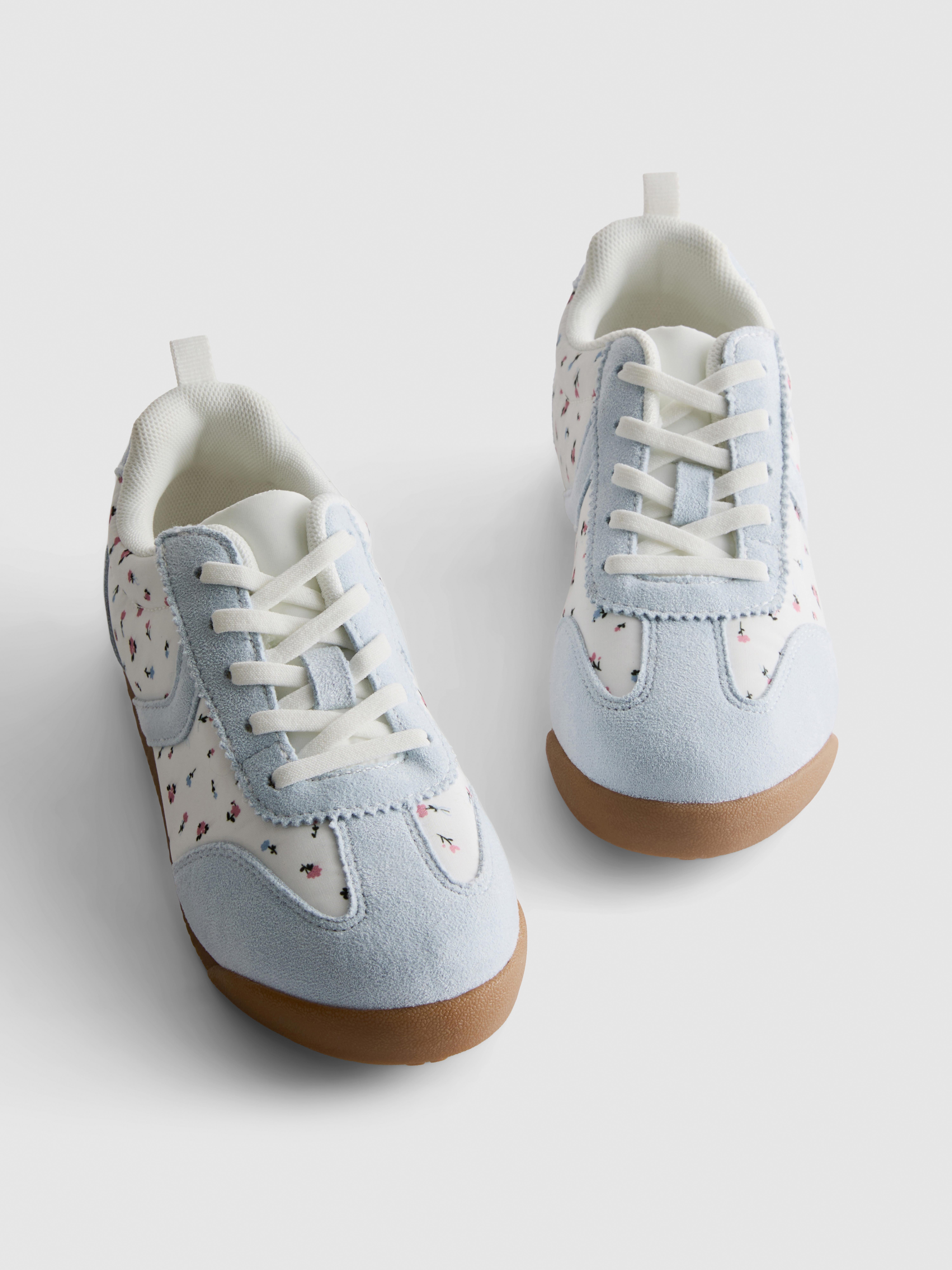 Floral Low-Top Trainers