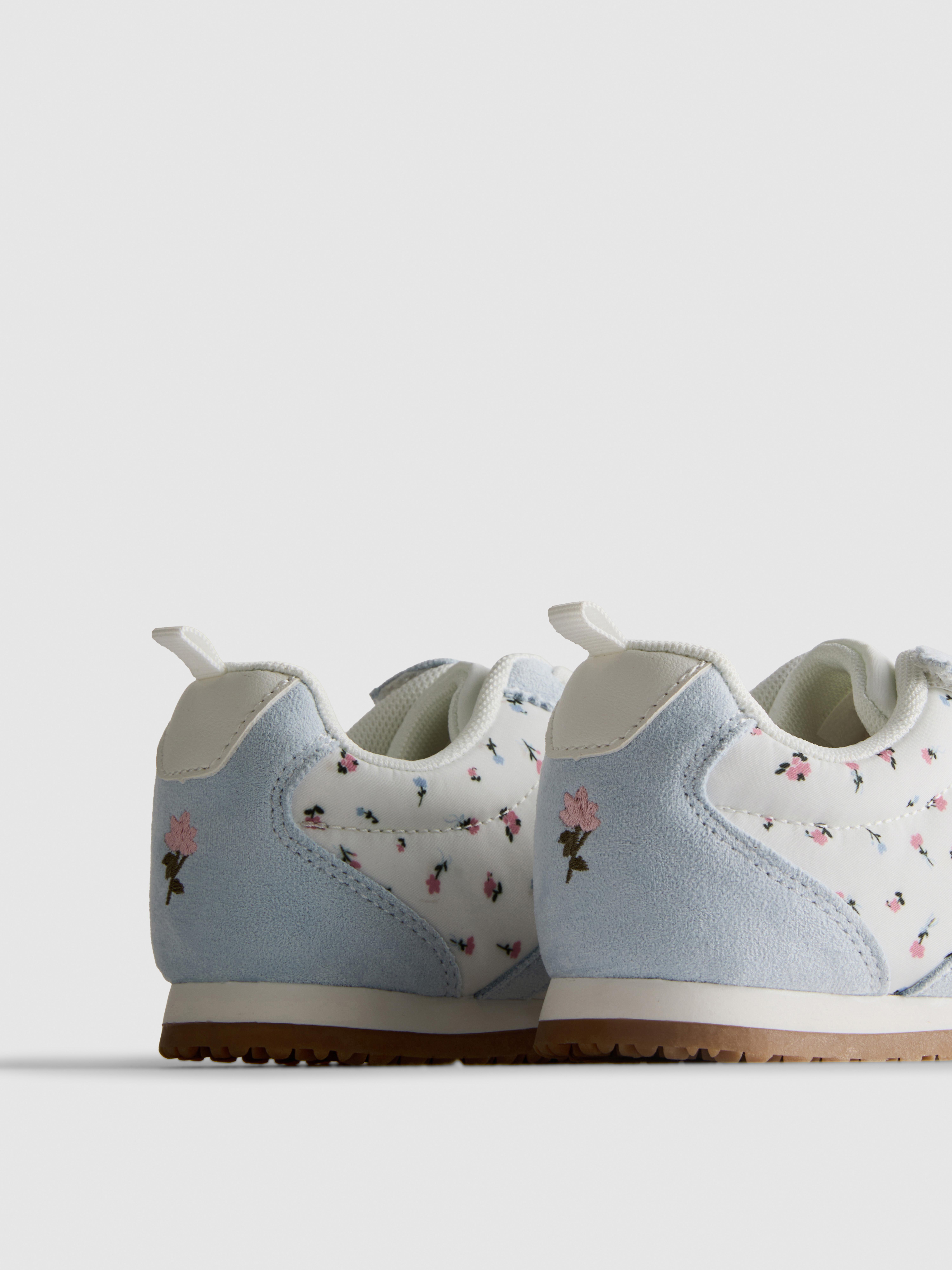 Floral Low-Top Trainers