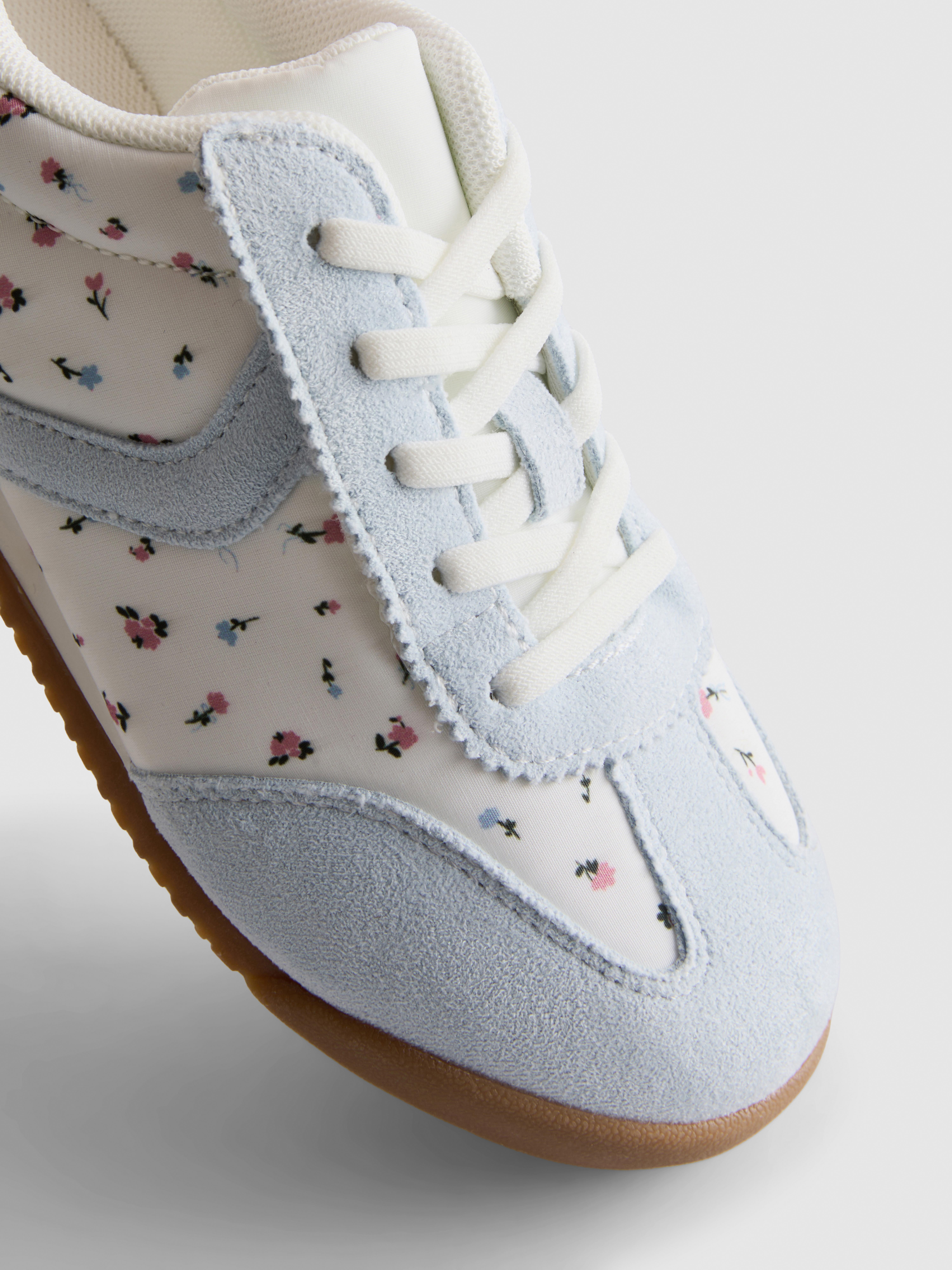 Floral Low-Top Trainers