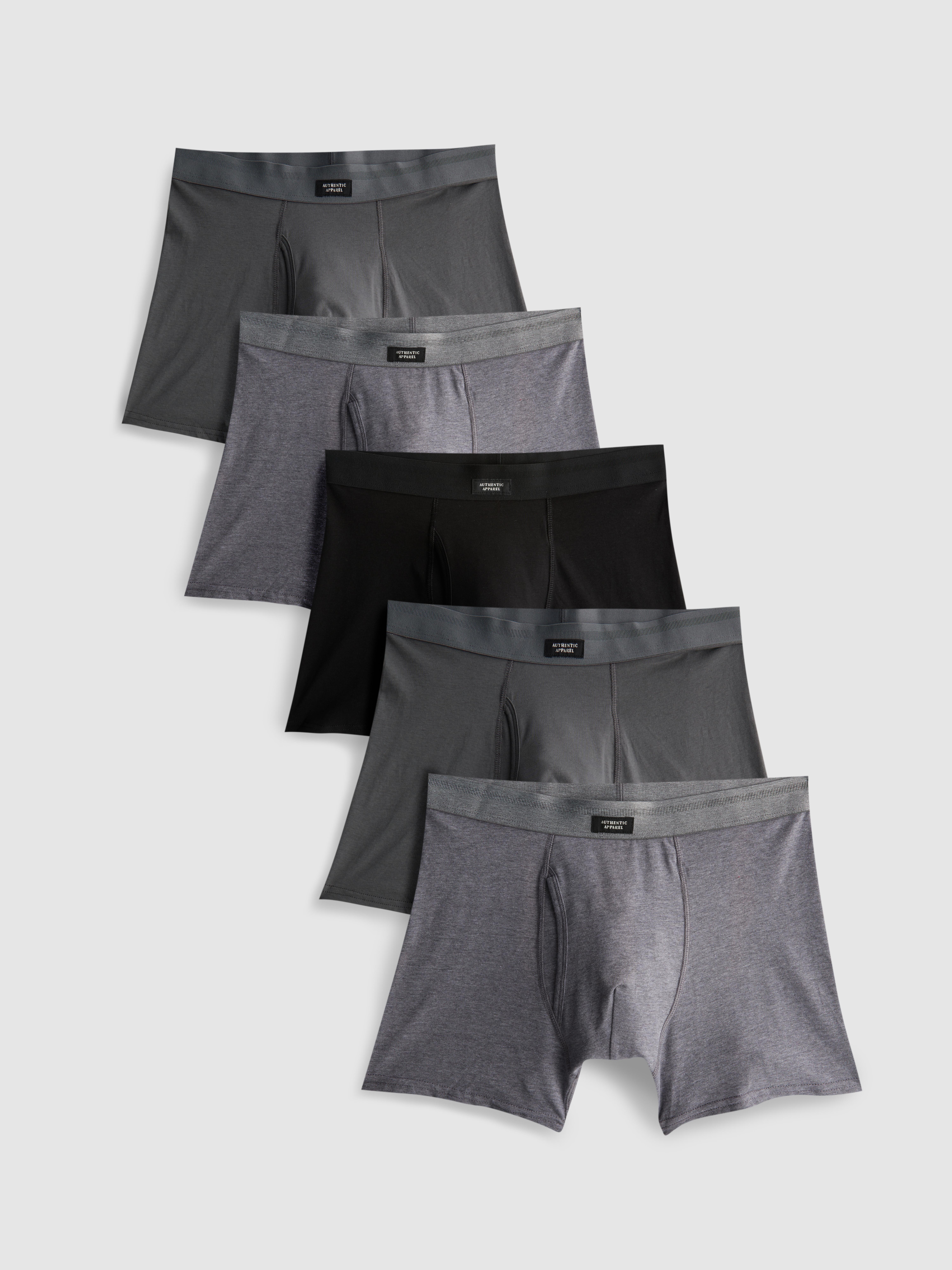 5pk Plain Stretch Trunks