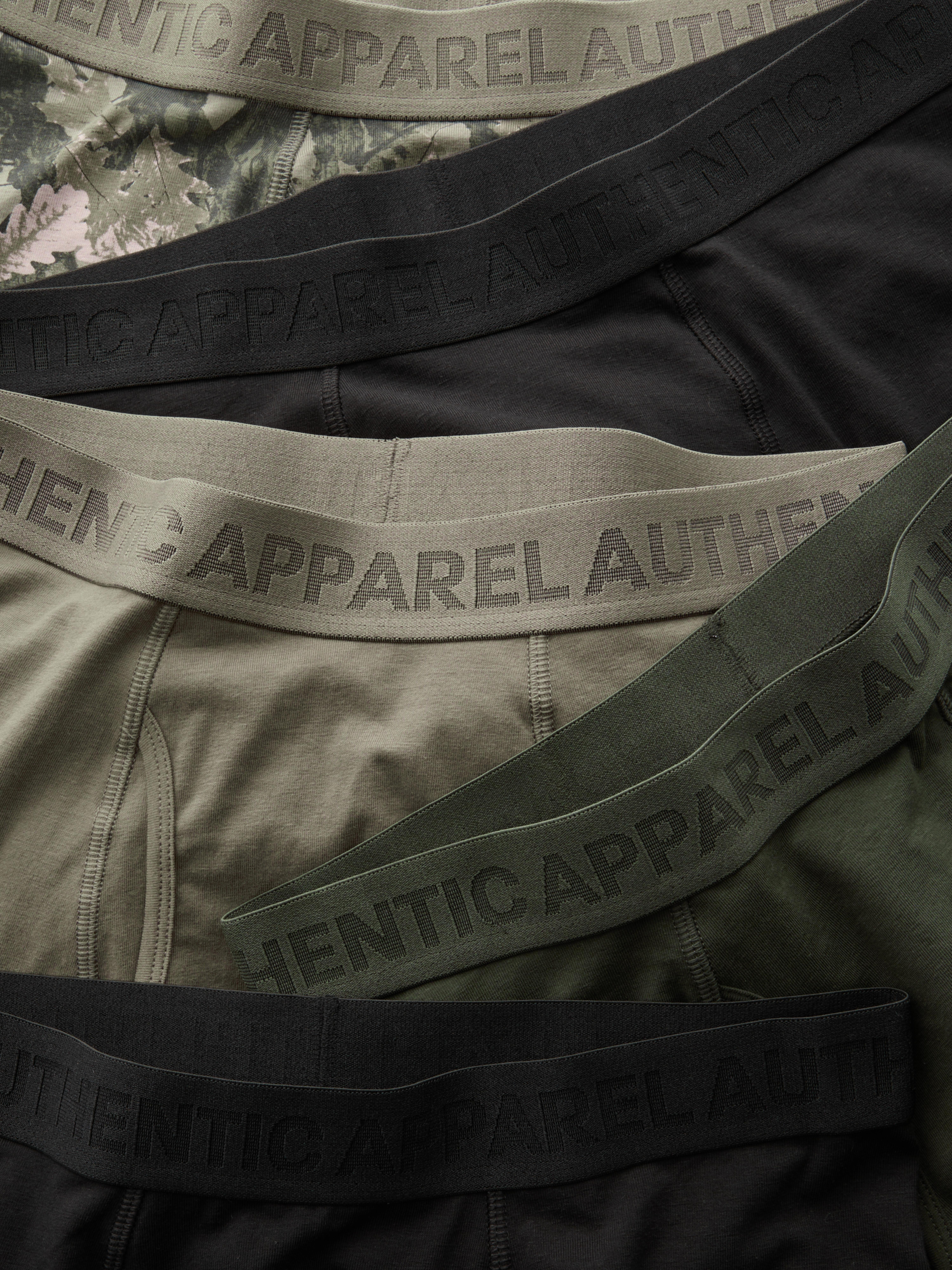 5pk Authentic Apparel Cotton Stretch Trunks