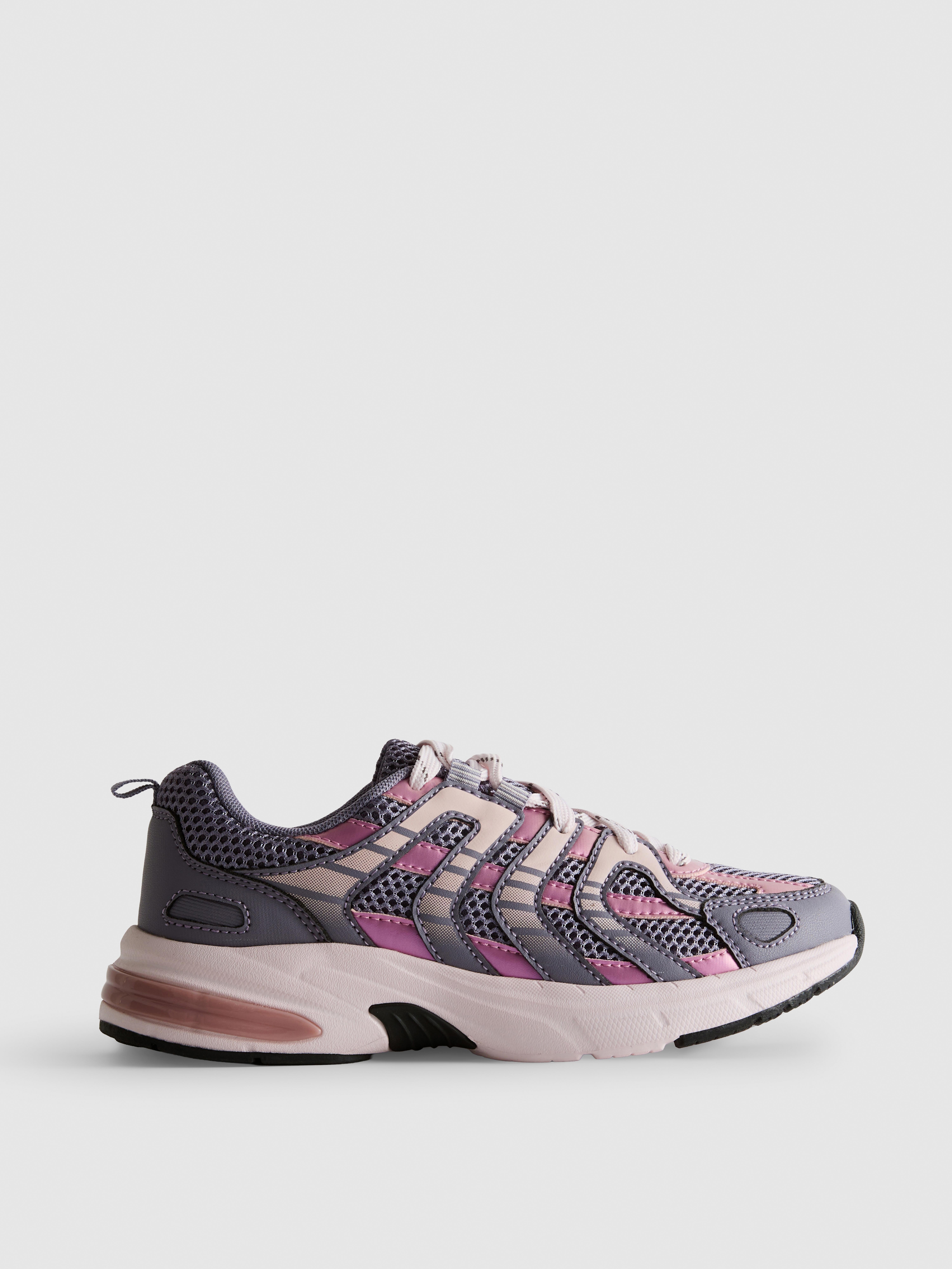 Gestreifte Low-Top-Sneaker
