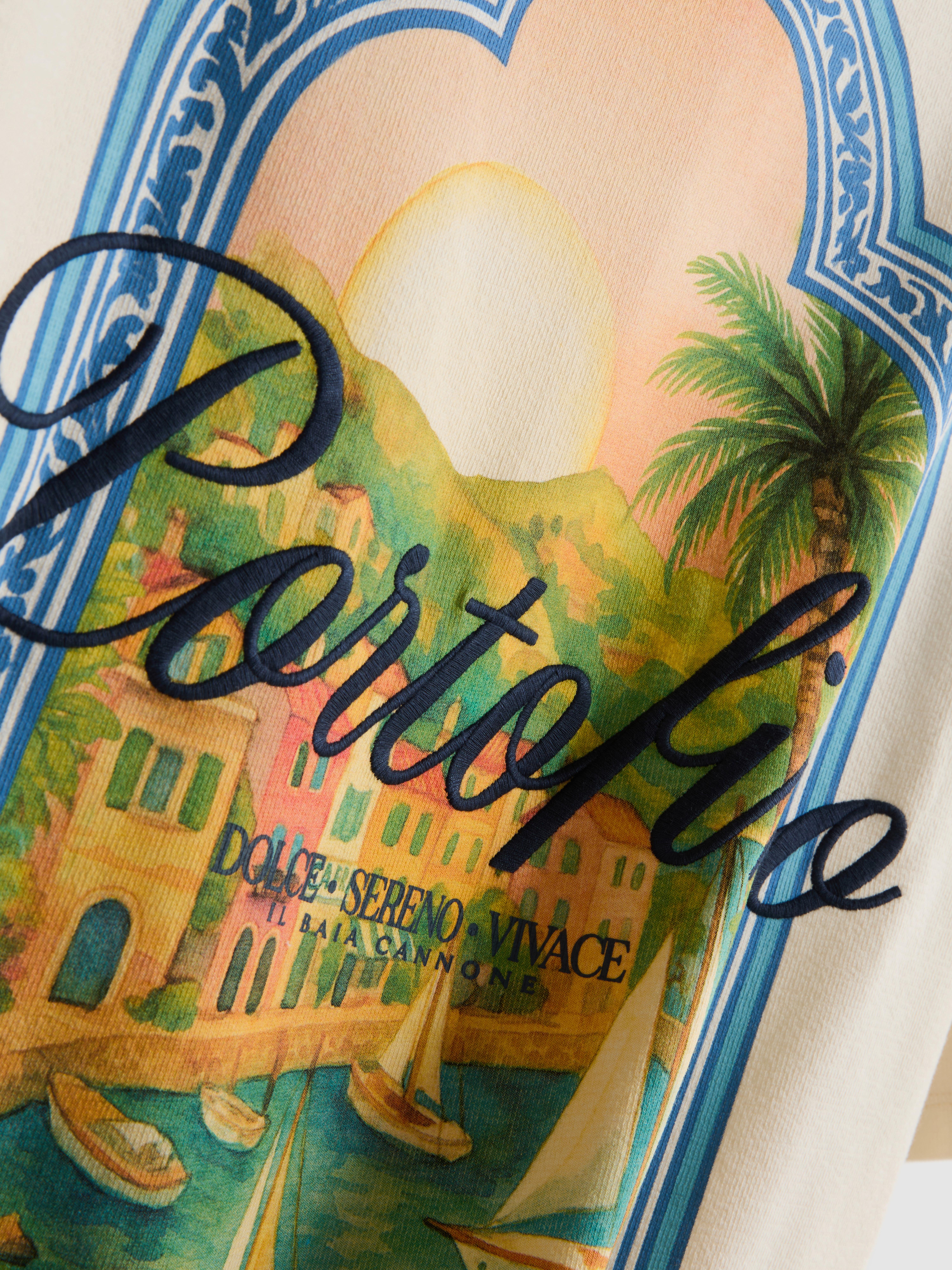 Portofino Textured Graphic T-Shirt