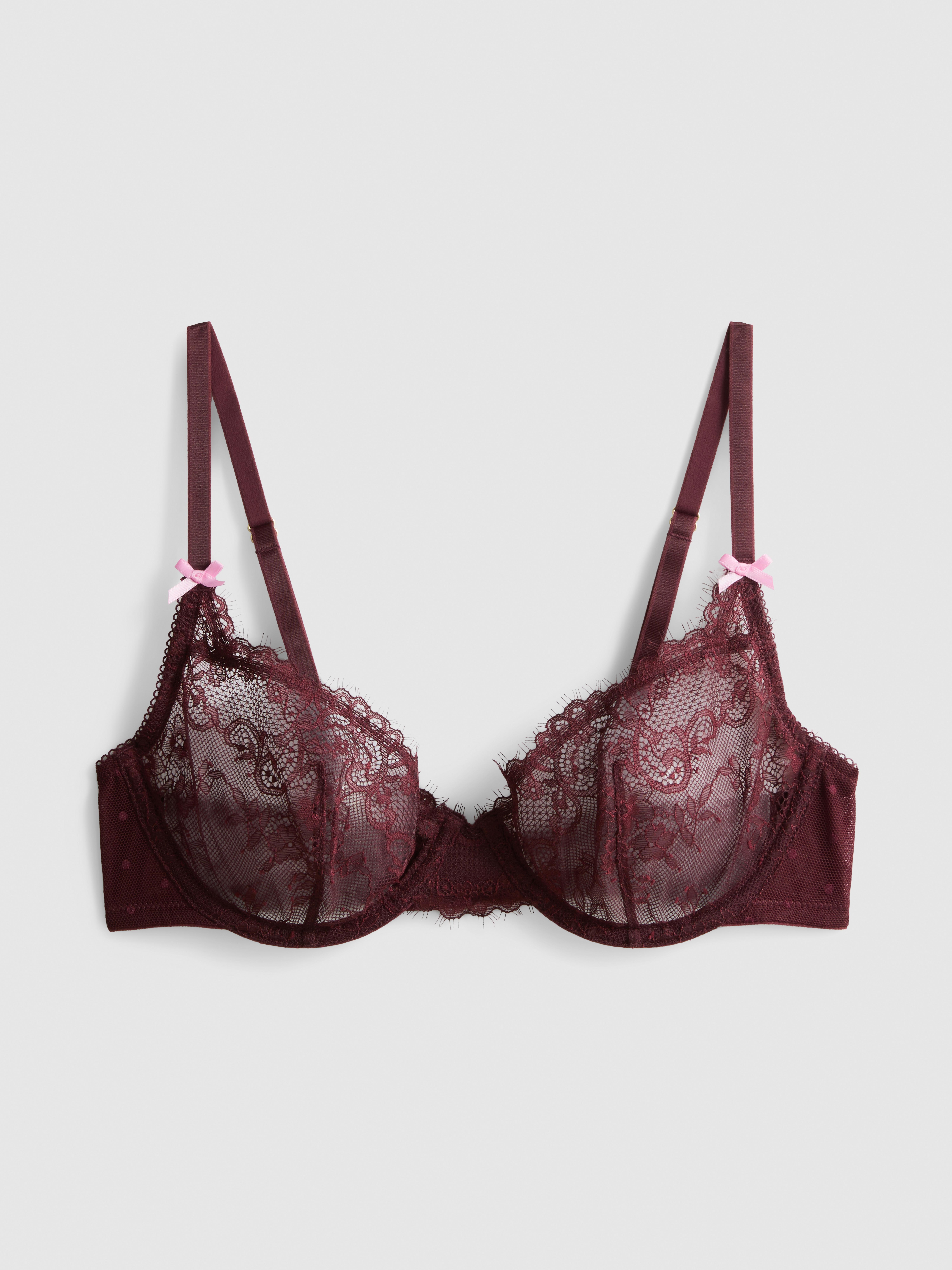 Lace Underwired Balcony Bra