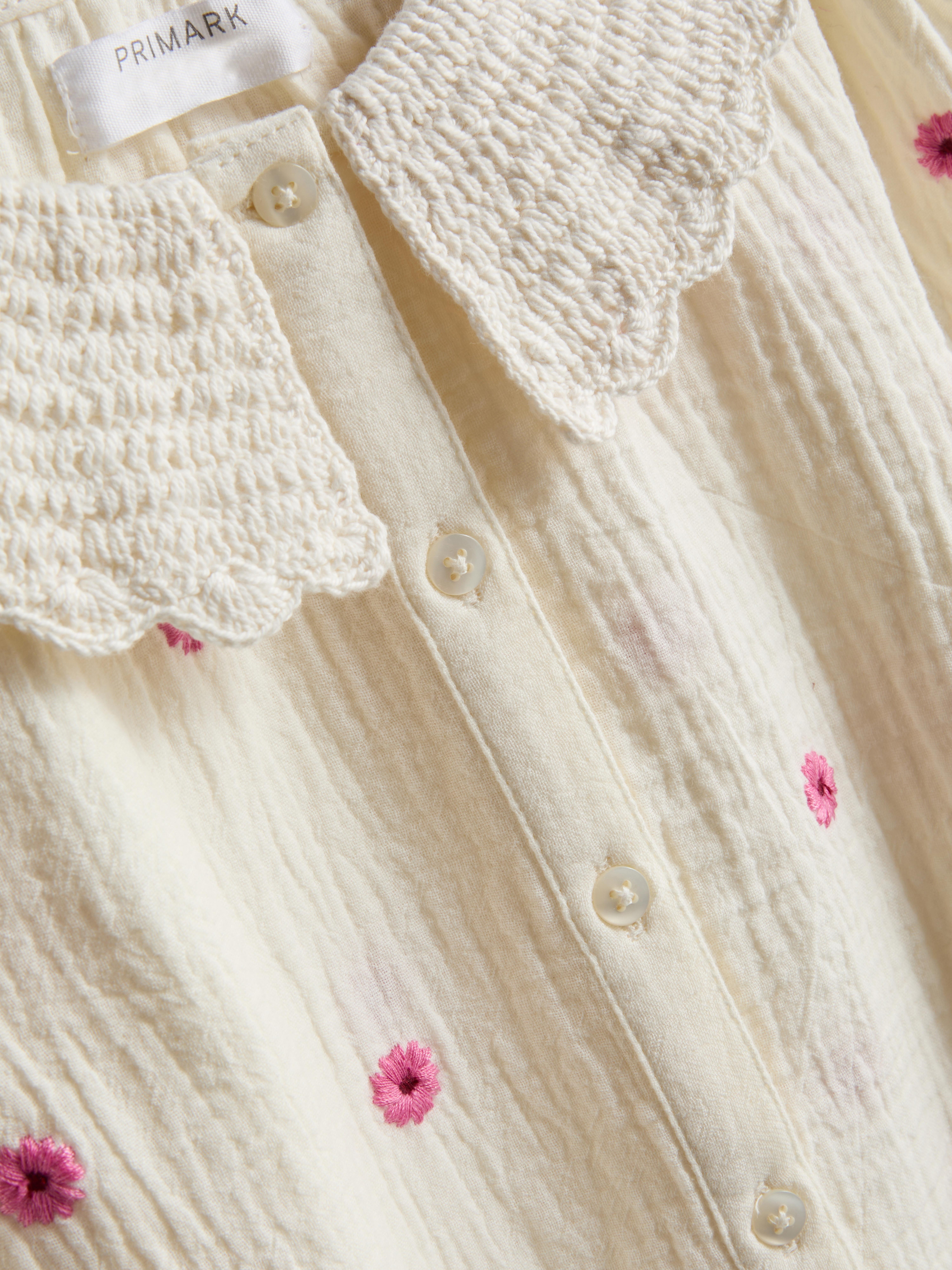 1-9yrs | Crochet Collared Blouse