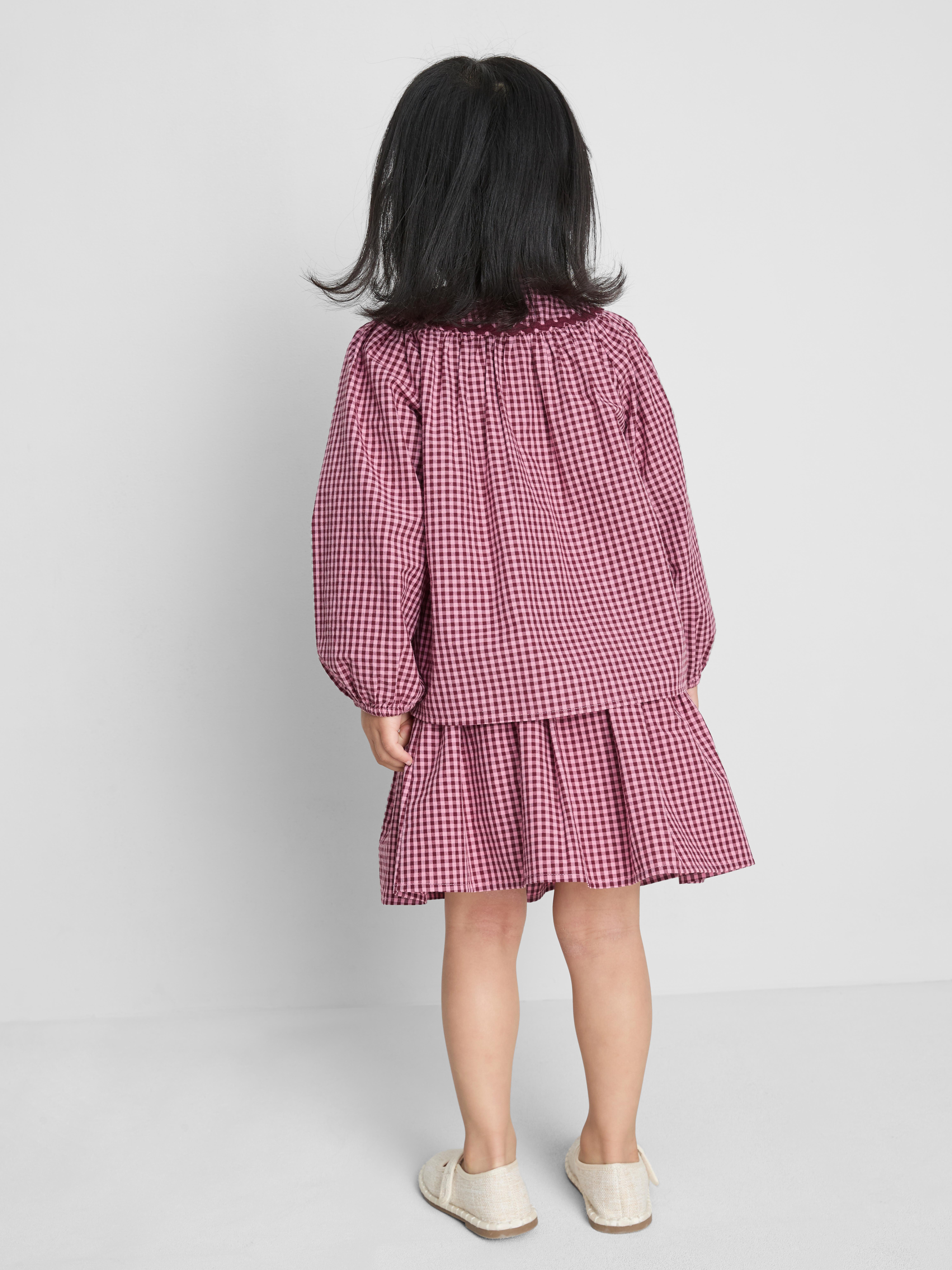 1-9yrs | Gingham Check Blouse