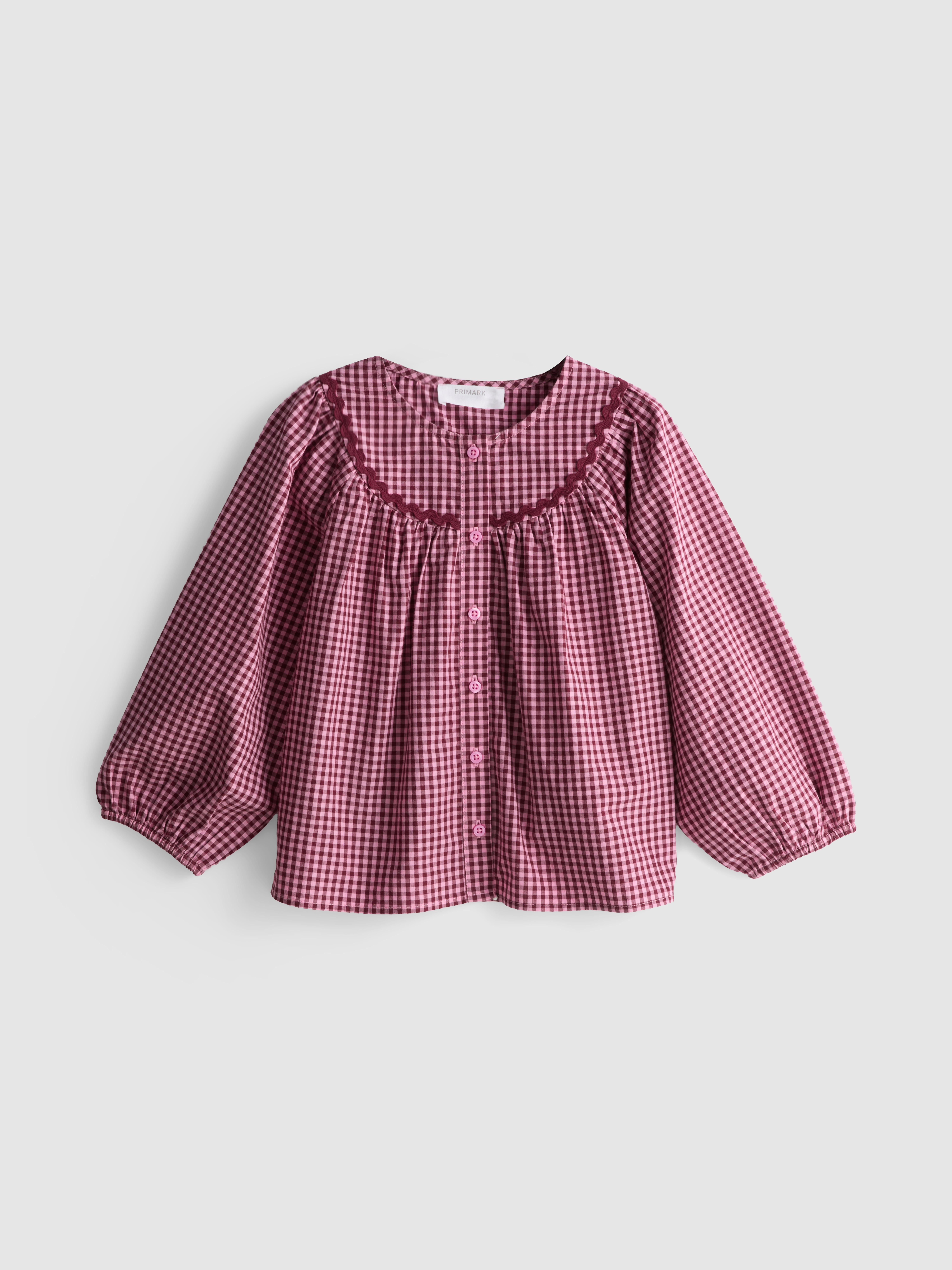 1-9yrs | Gingham Check Blouse