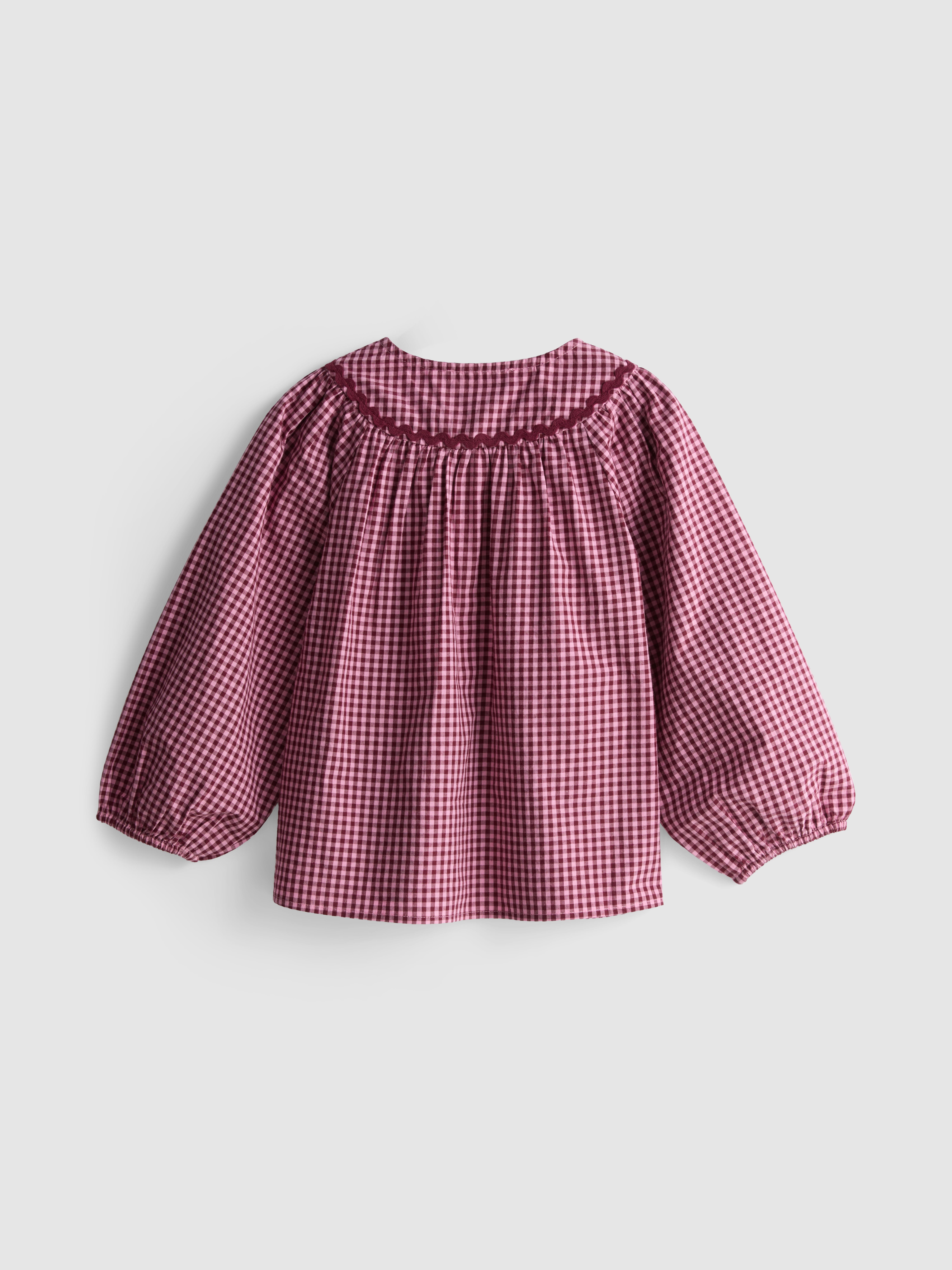 1-9yrs | Gingham Check Blouse