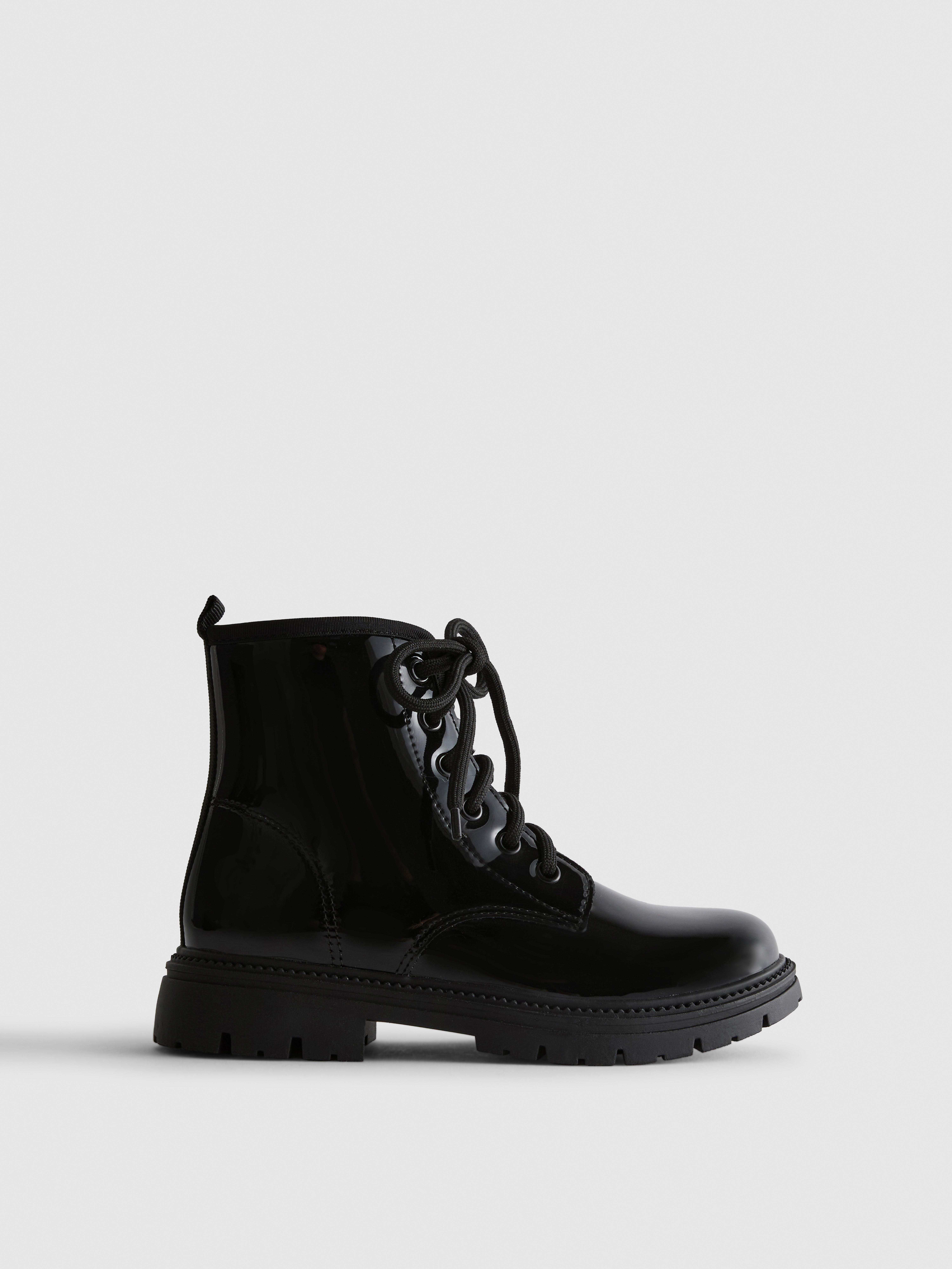 Lace-Up Ankle Boots
