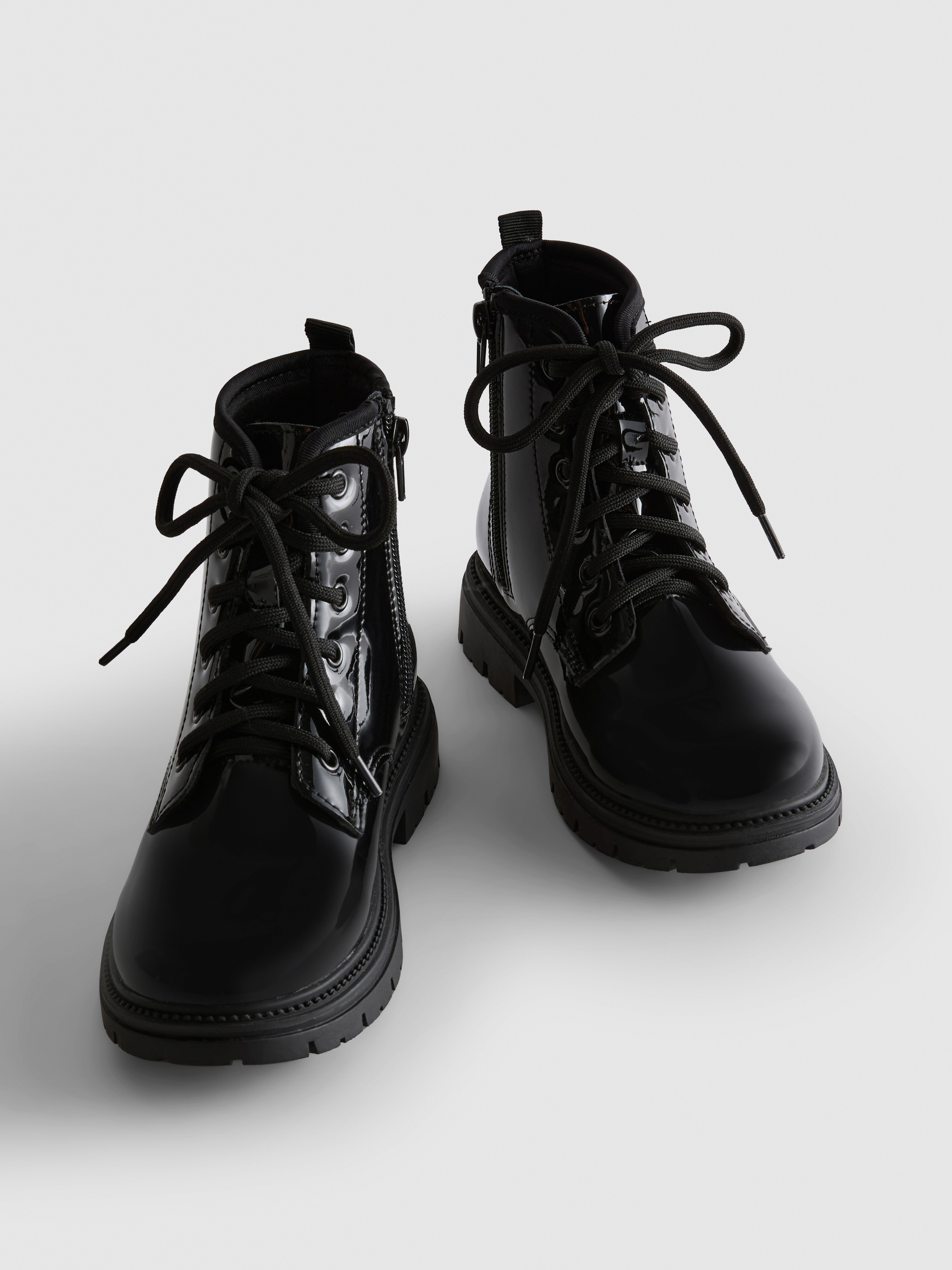 Lace-Up Ankle Boots