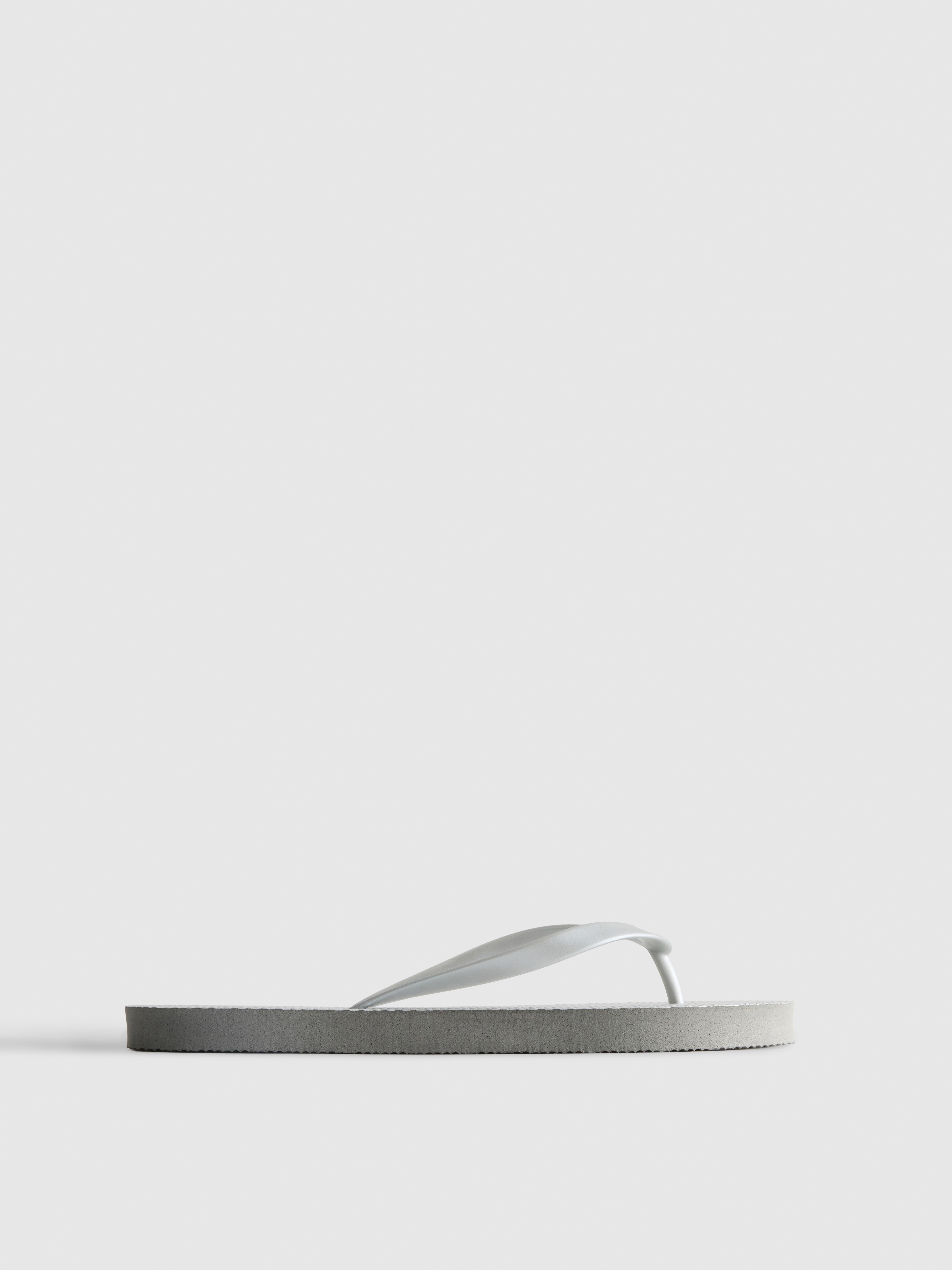Chanclas básicas Plateado