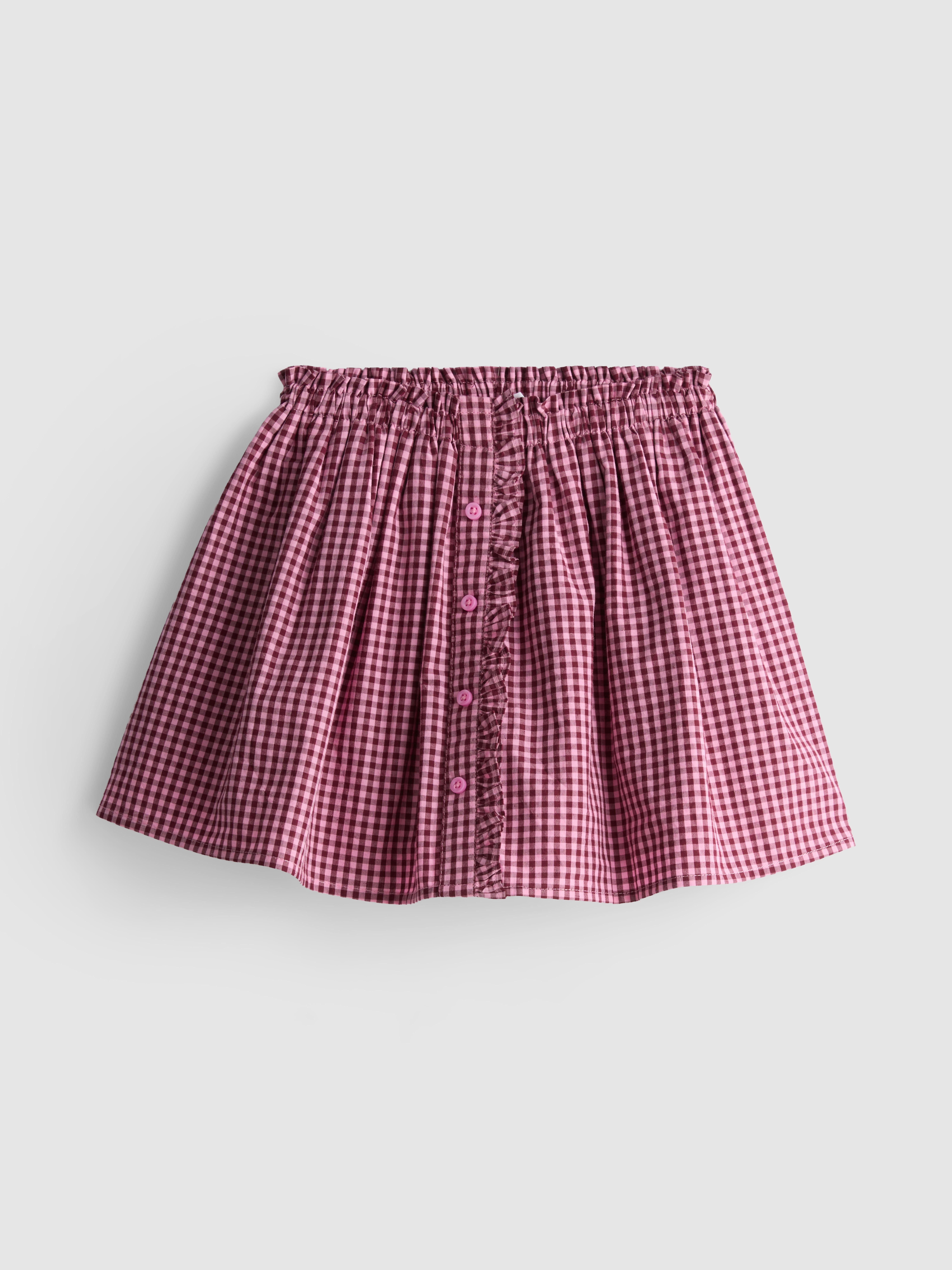 1-9yrs | Gingham Check Skirt