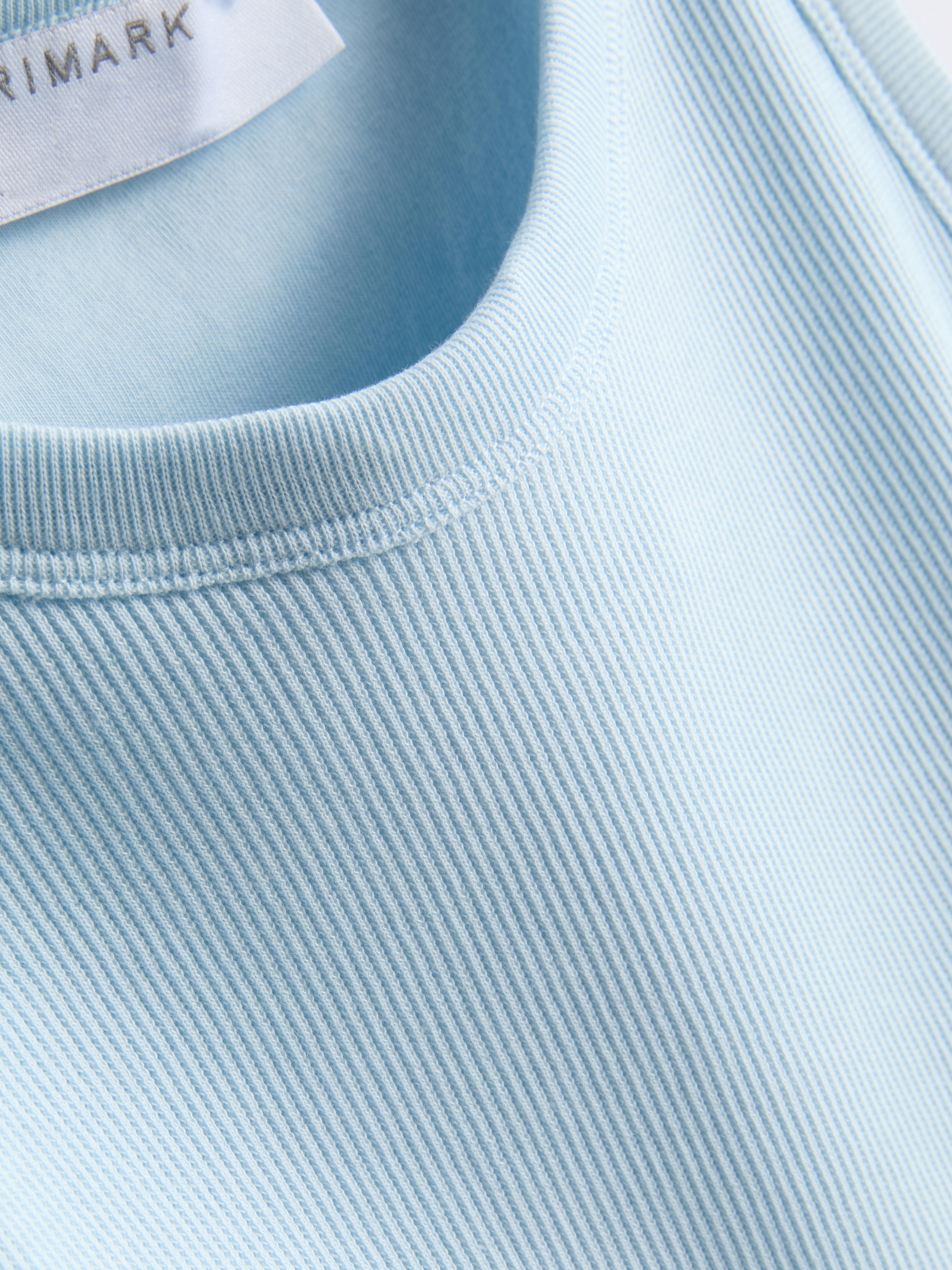 Débardeur côtelé à soutien-gorge intégré