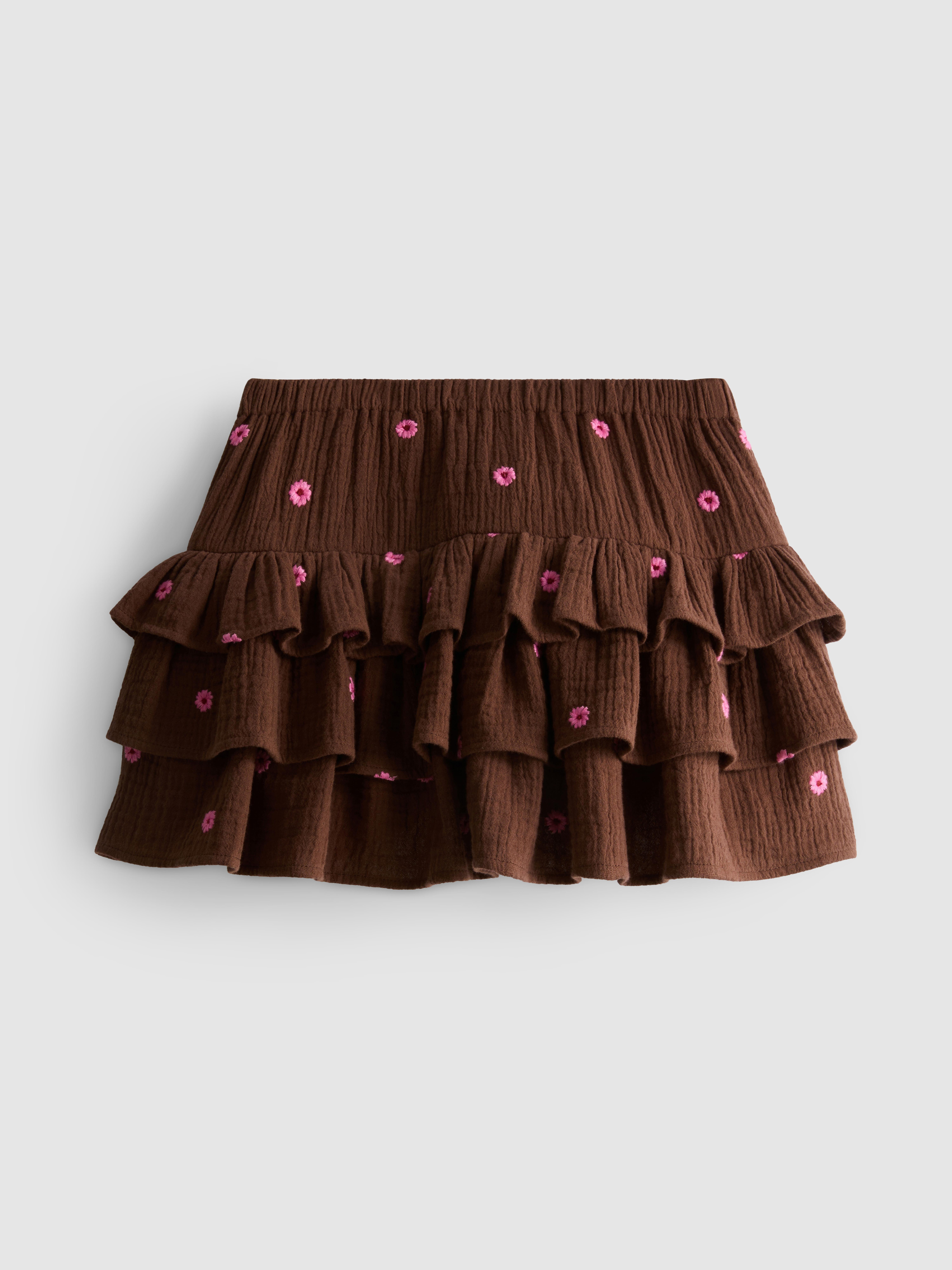 1-9yrs | Embroidered Rara Skirt