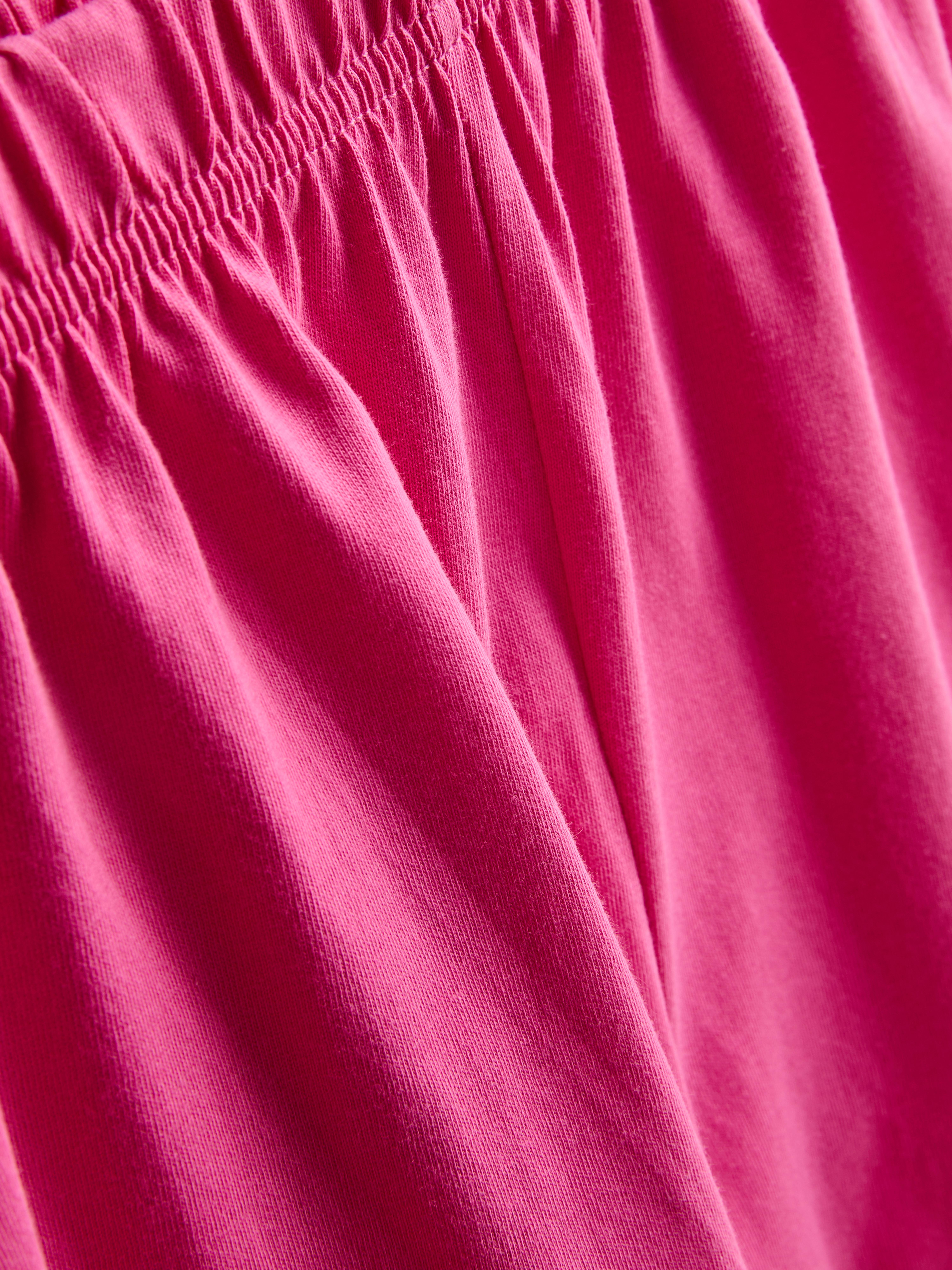 7–15 Jahre | Kurze Schlafanzüge aus reiner Baumwolle mit Hibiskusblüten-Muster, 2er-Pack