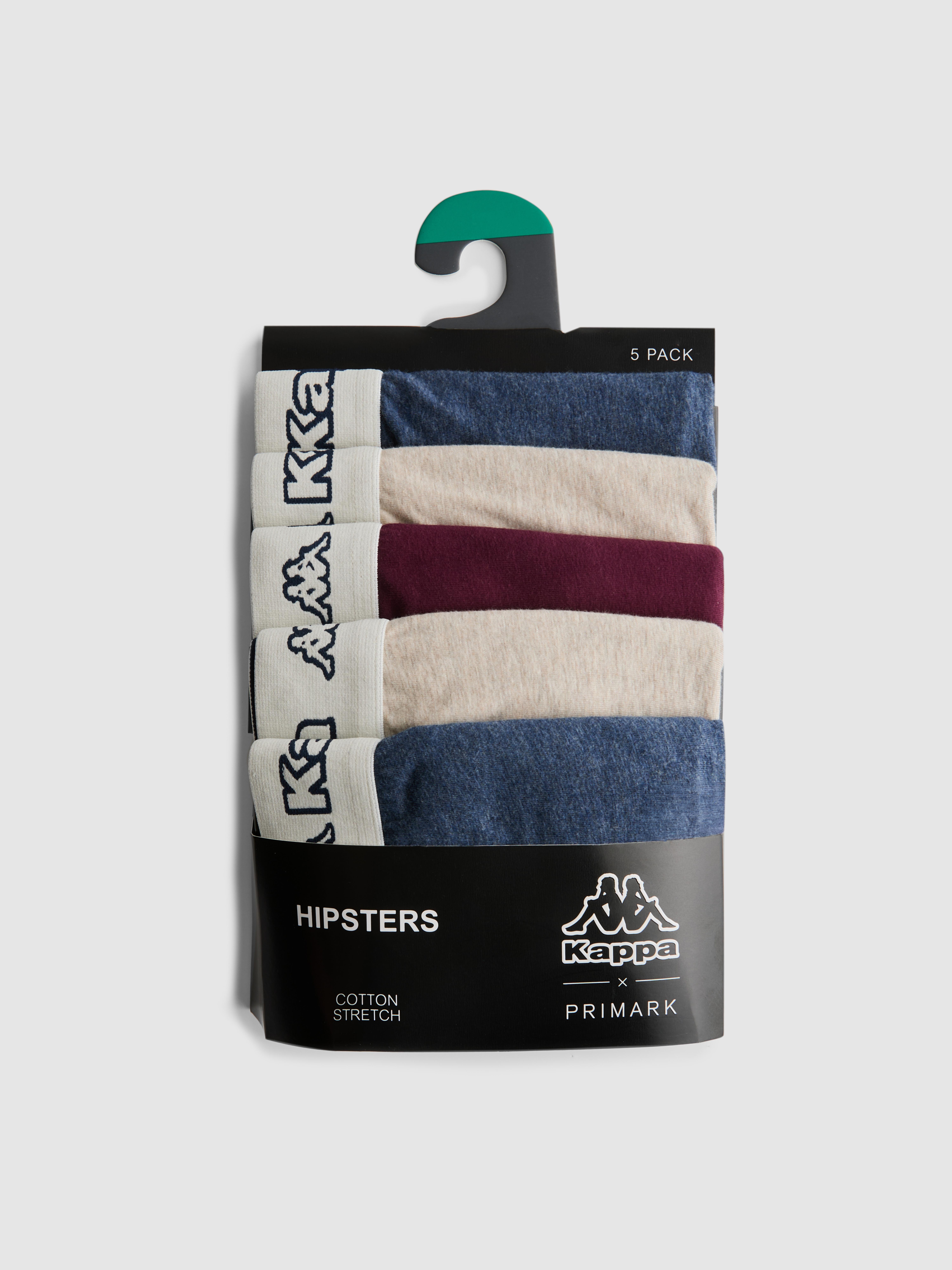 5pk Kappa Cotton Stretch Hipsters