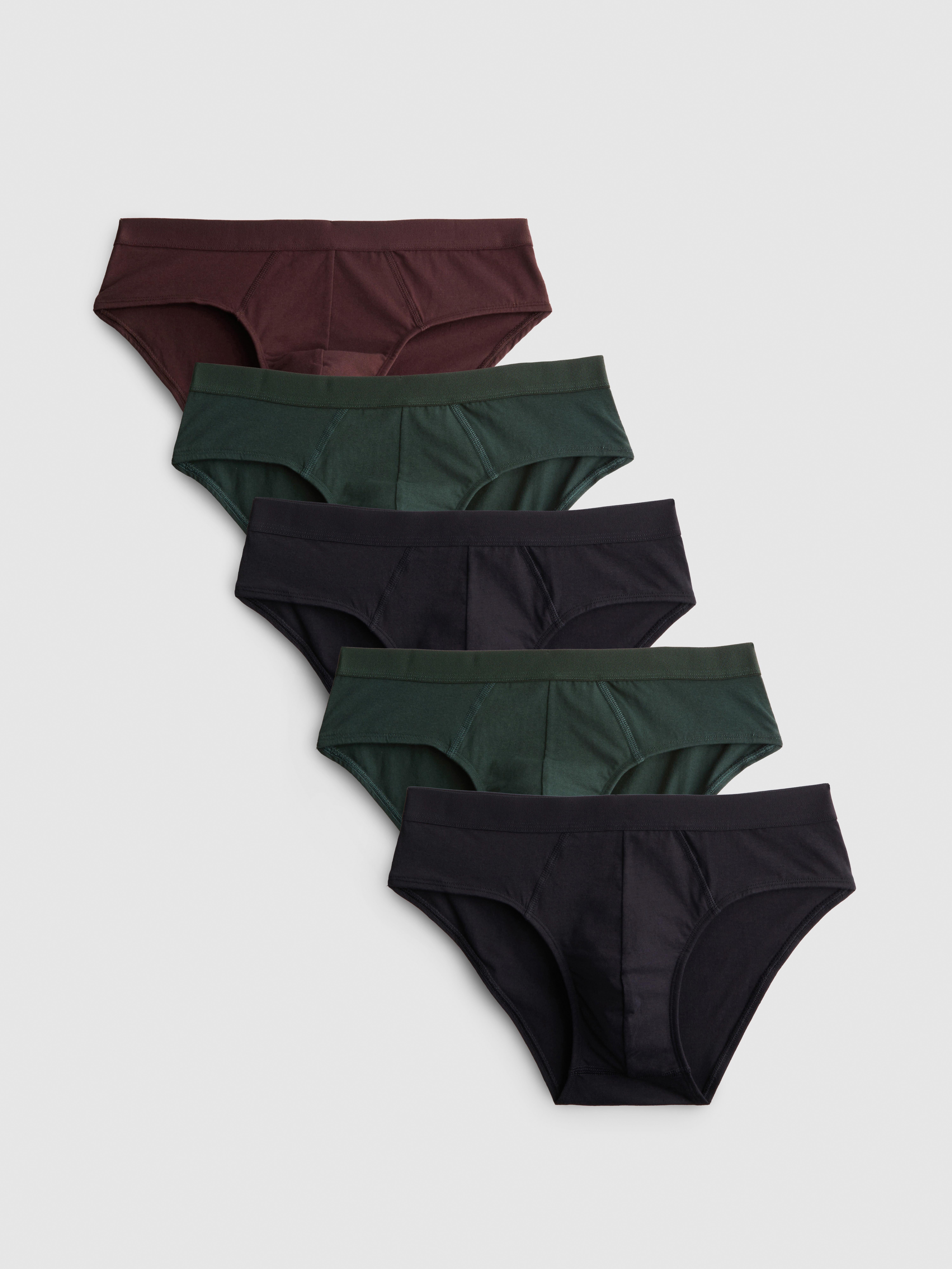 Confezione da 5 slip ad alta percentuale di cotone