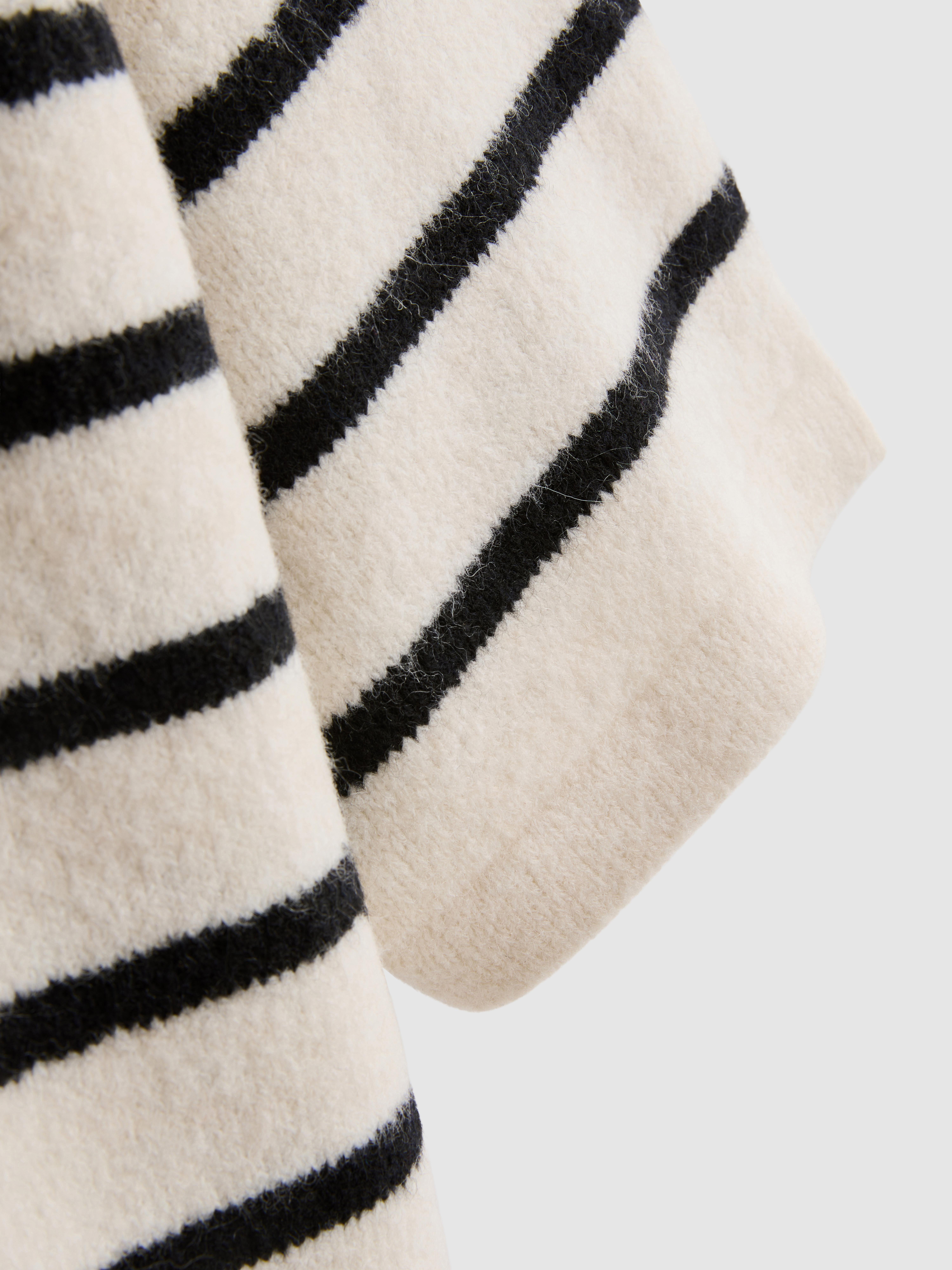 Wool Blend Knitted Boxy T-Shirt