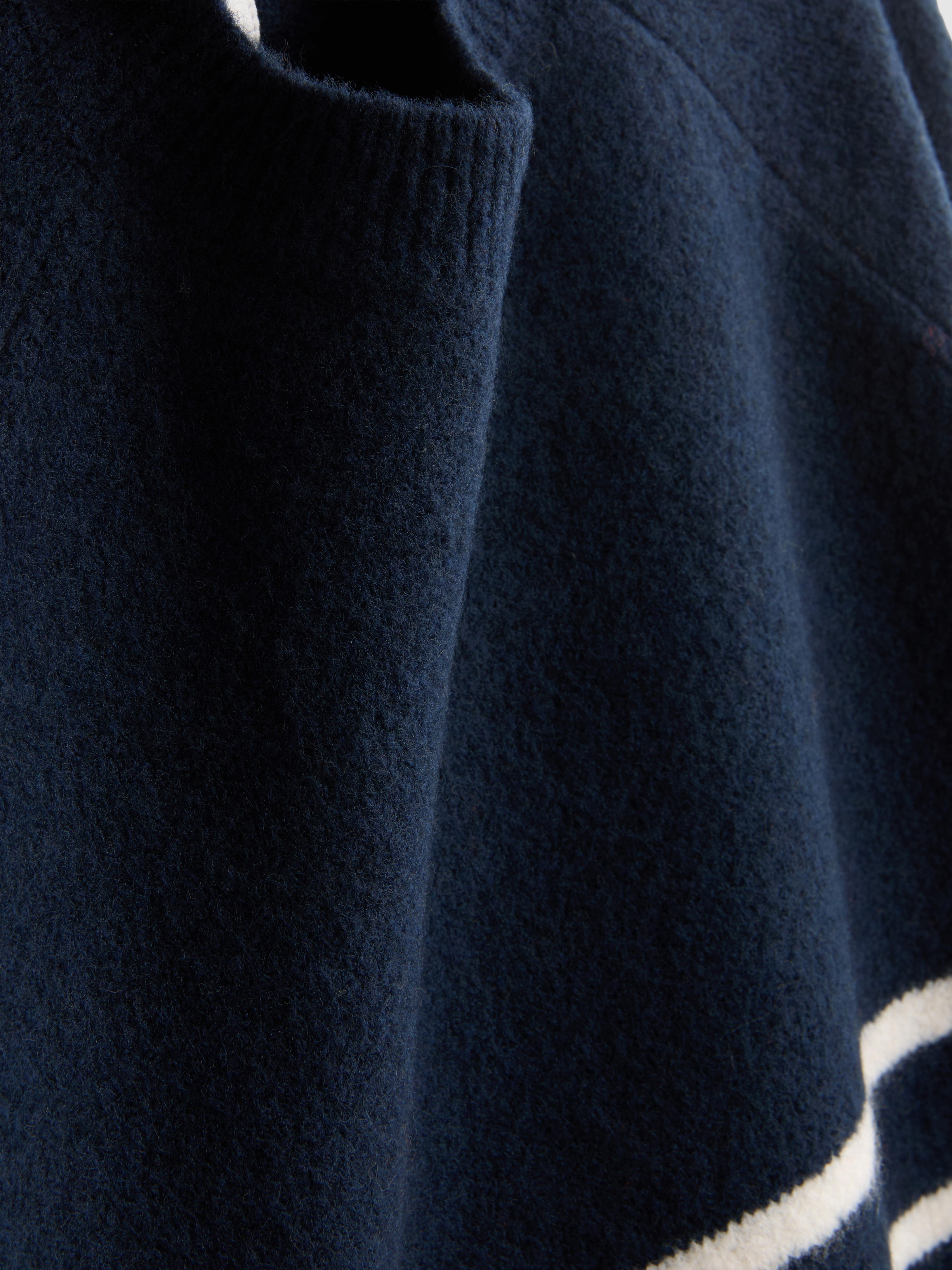 Wool-Blend Knitted Boxy T-Shirt
