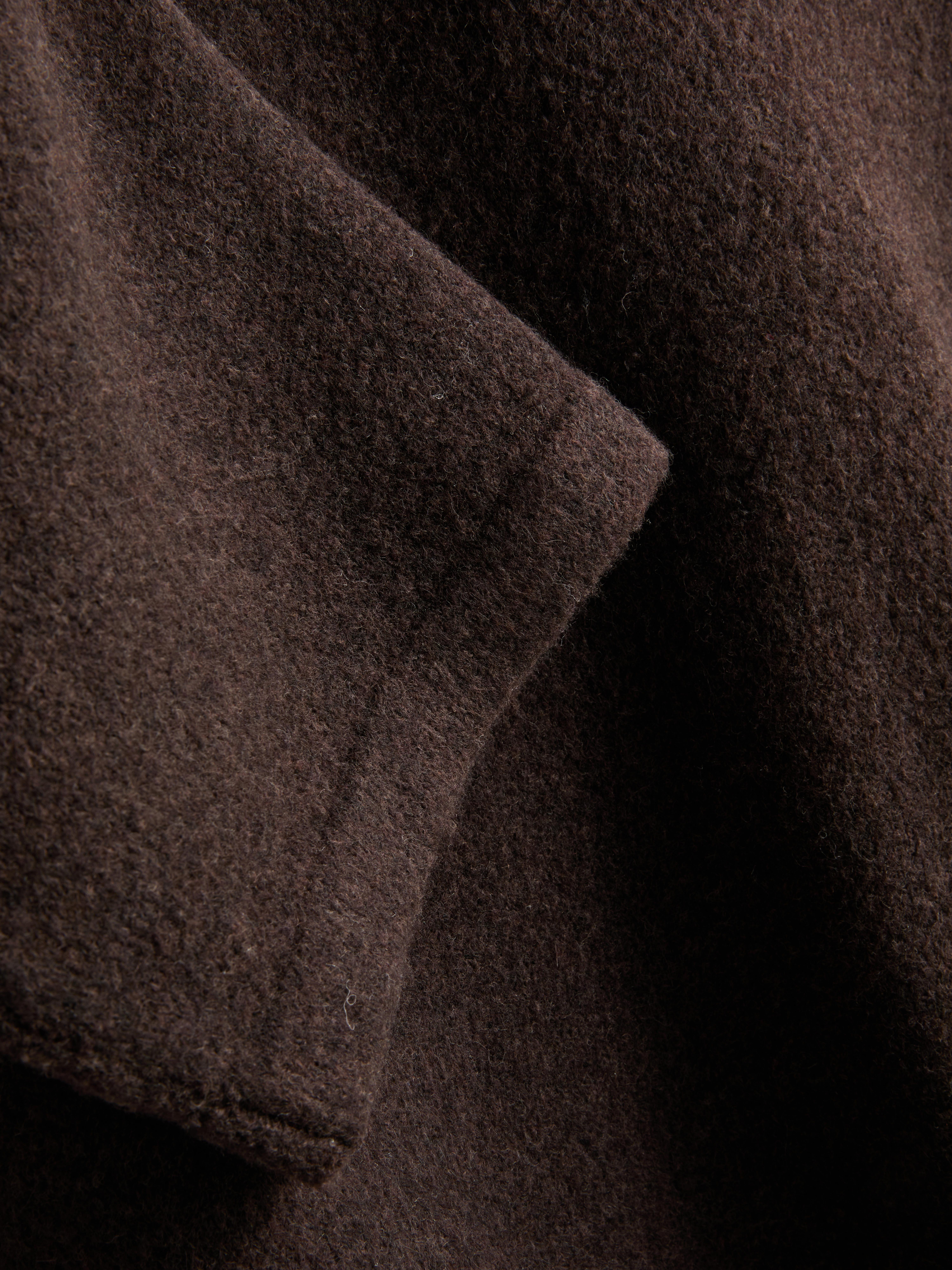 Wool Blend Knitted Boxy T-Shirt