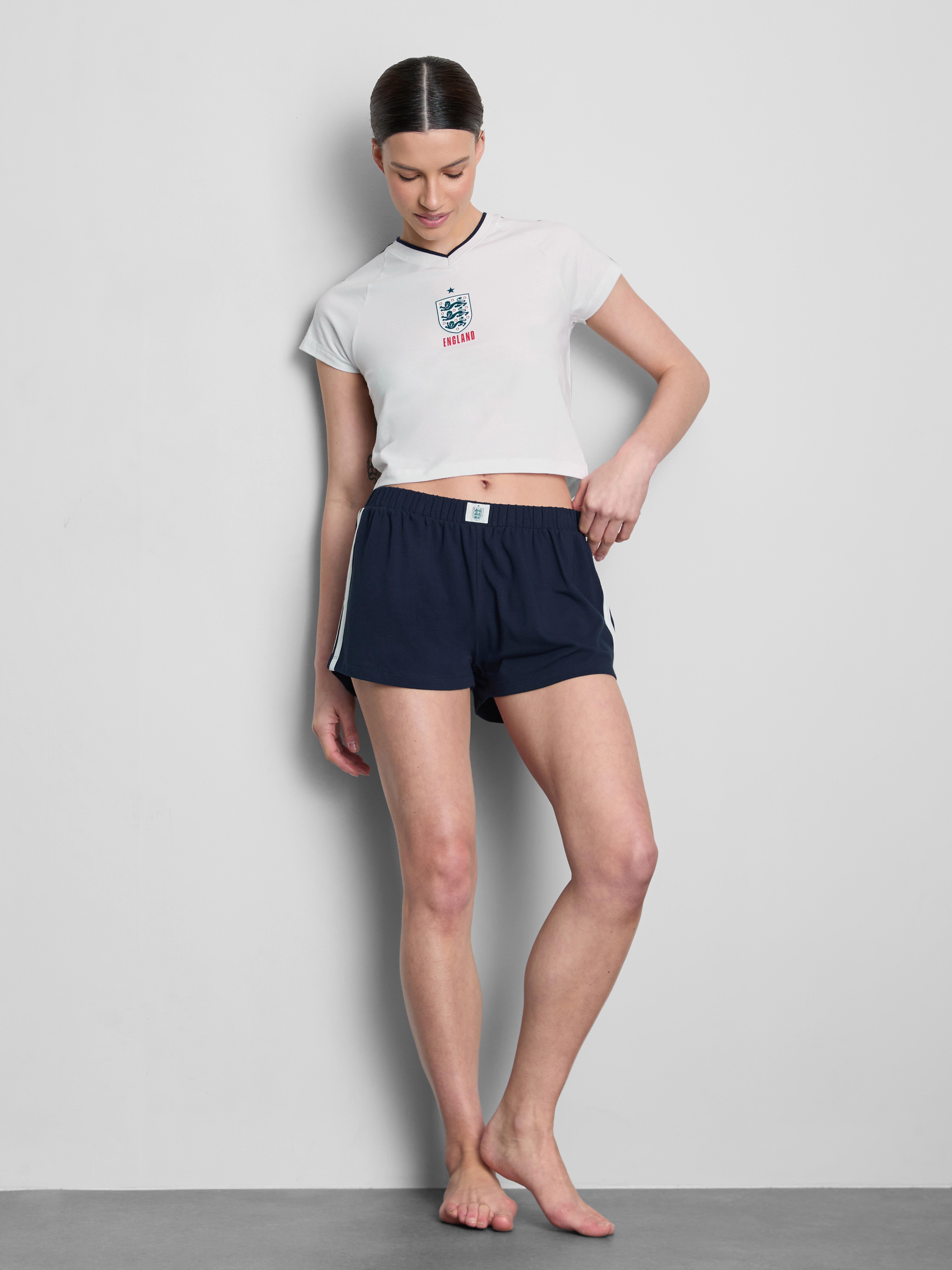 England FC Cotton Rich Shorty Pyjamas