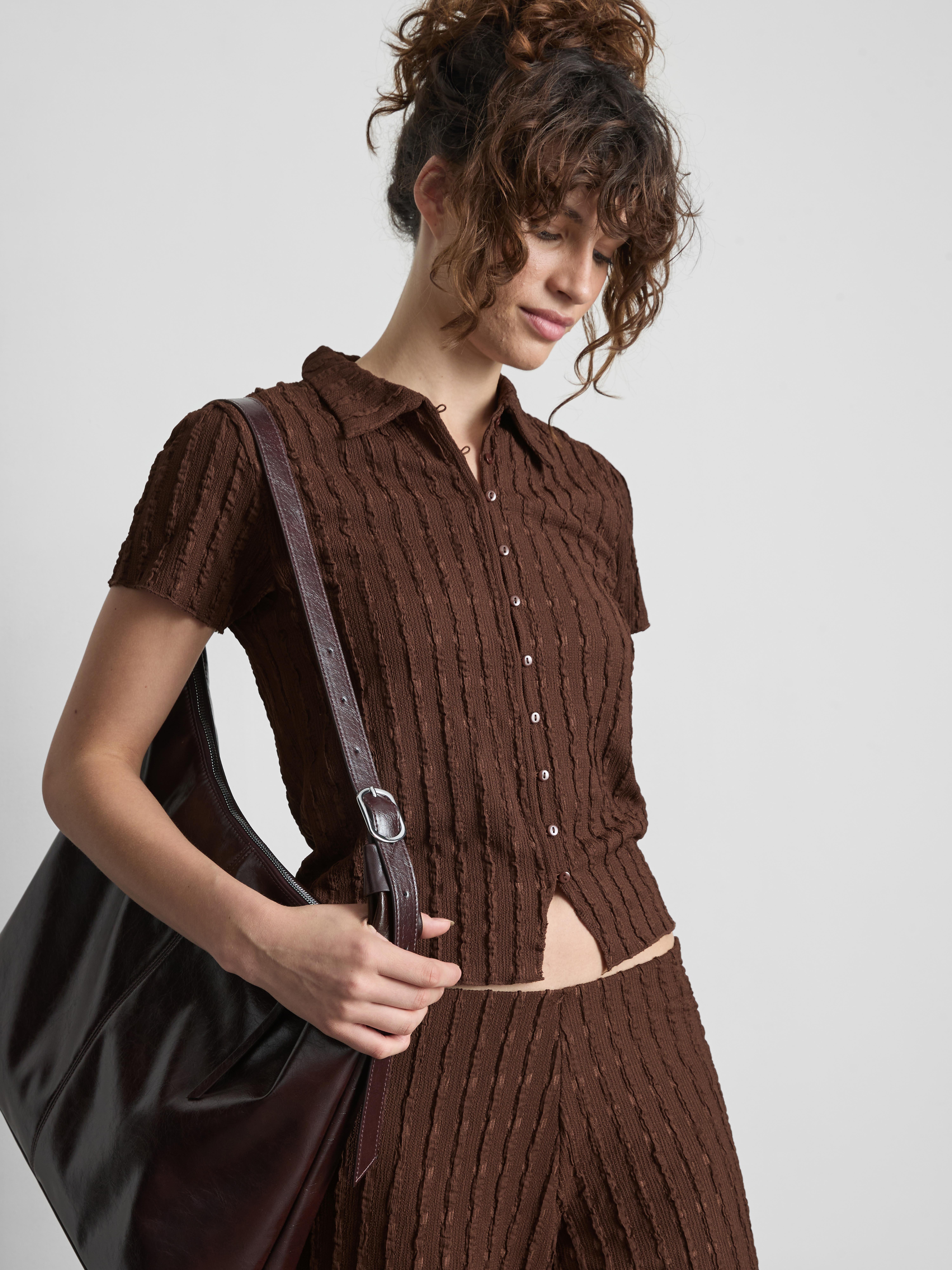 The Primark Scene | Dopasowana teksturowana koszula