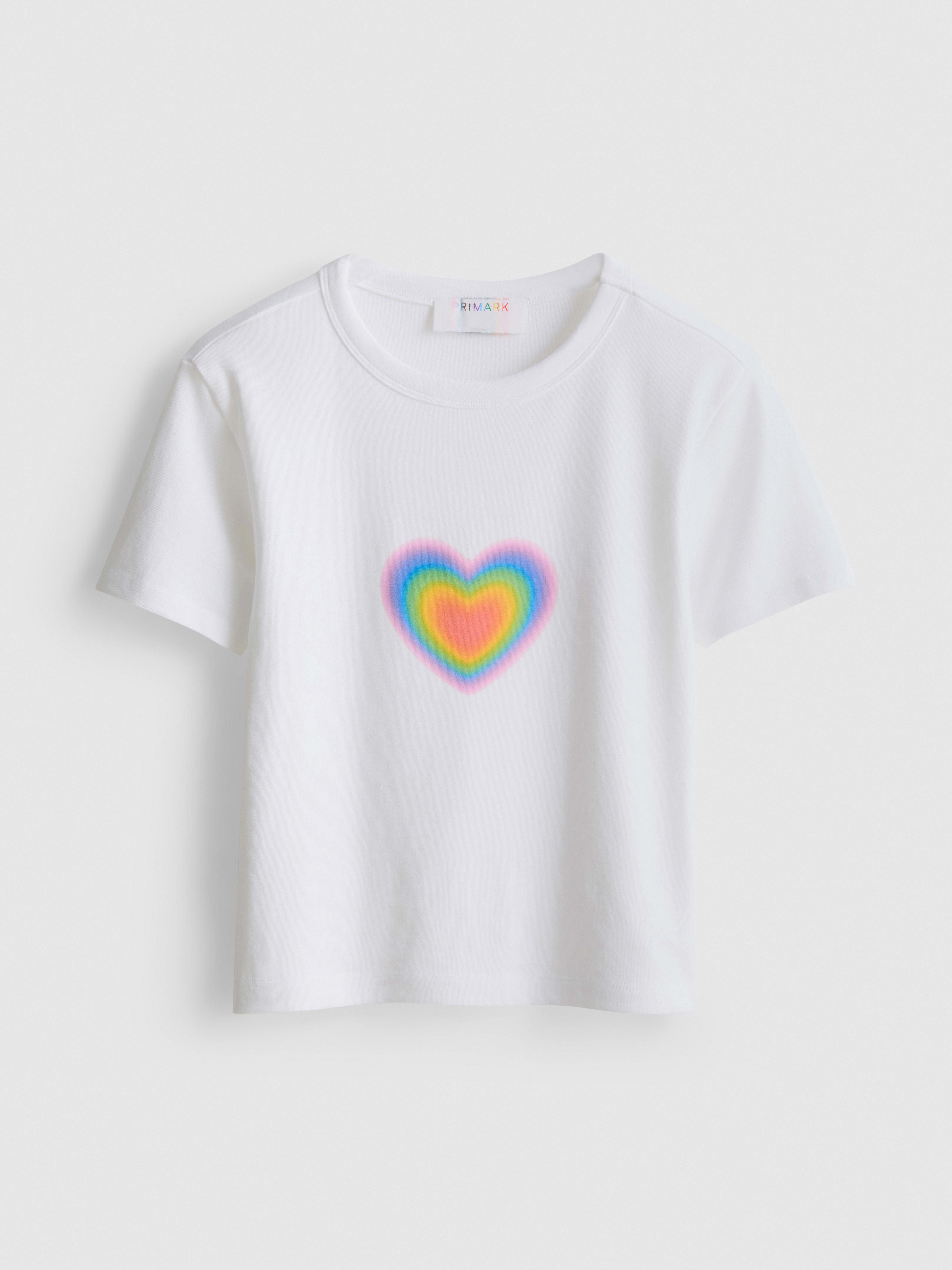 Cotton Rich Pride Heart Baby Tee