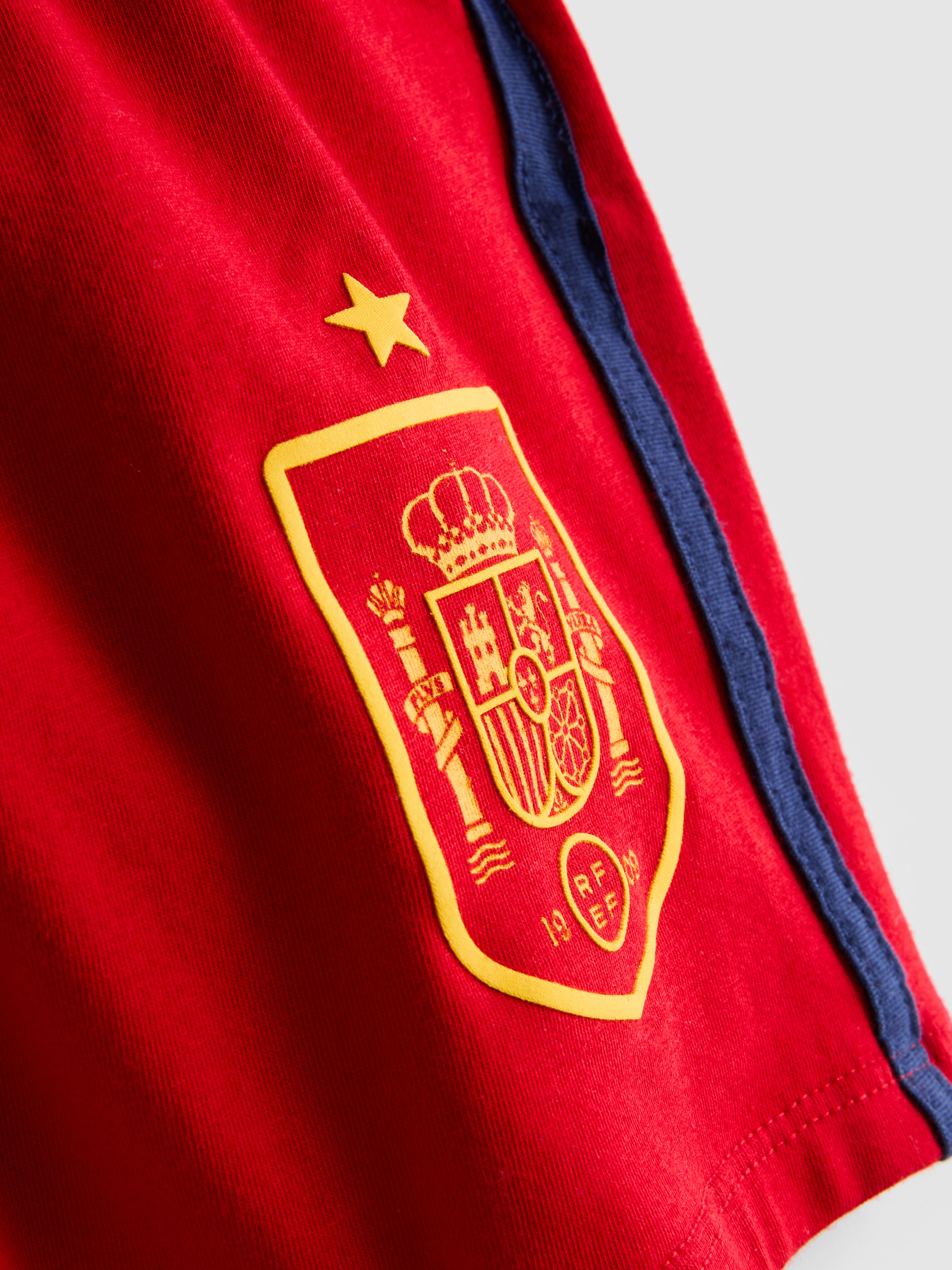 Pijama corto con algodón de la selección española