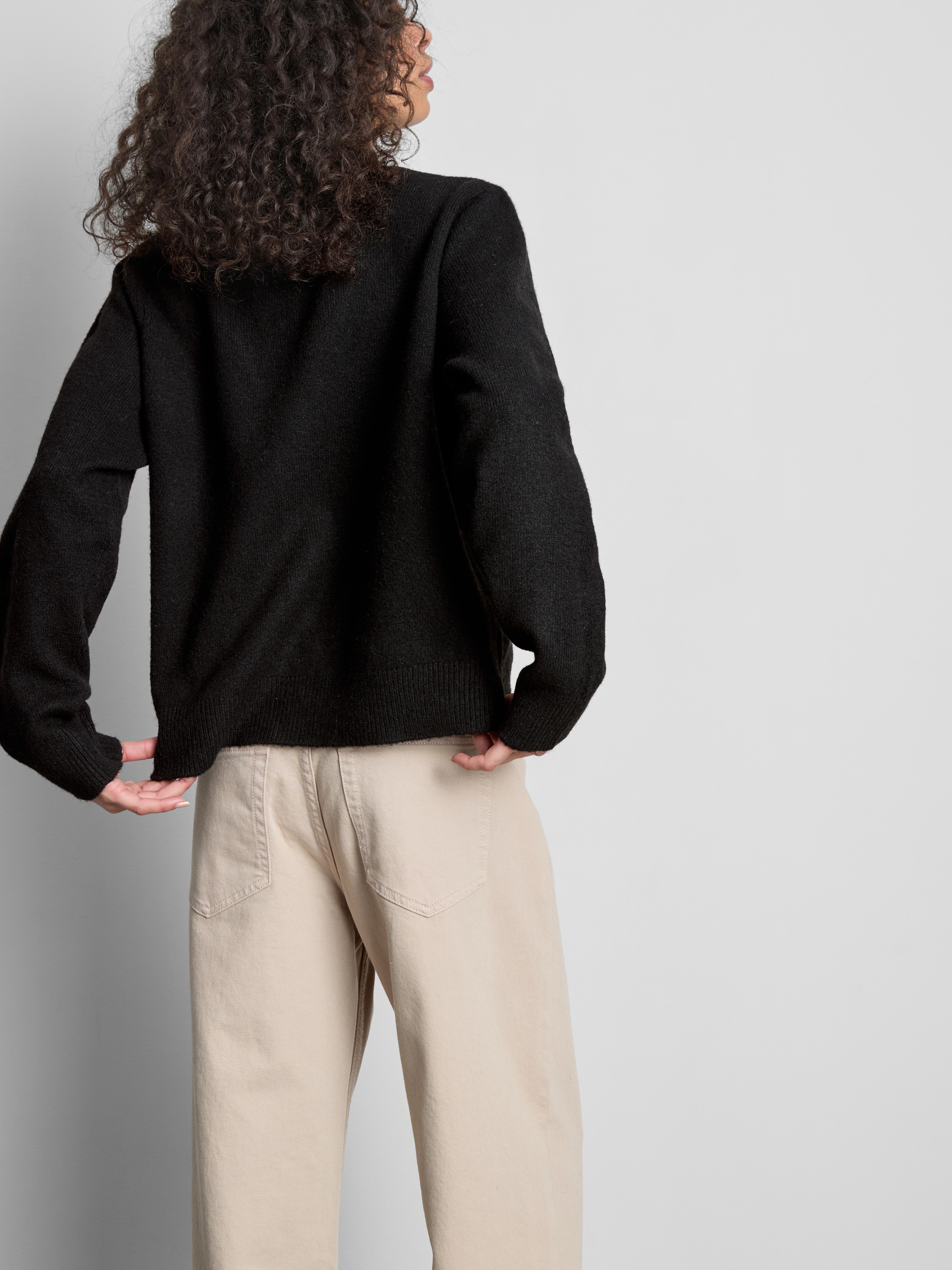 Wool Blend Boyfriend Cardigan