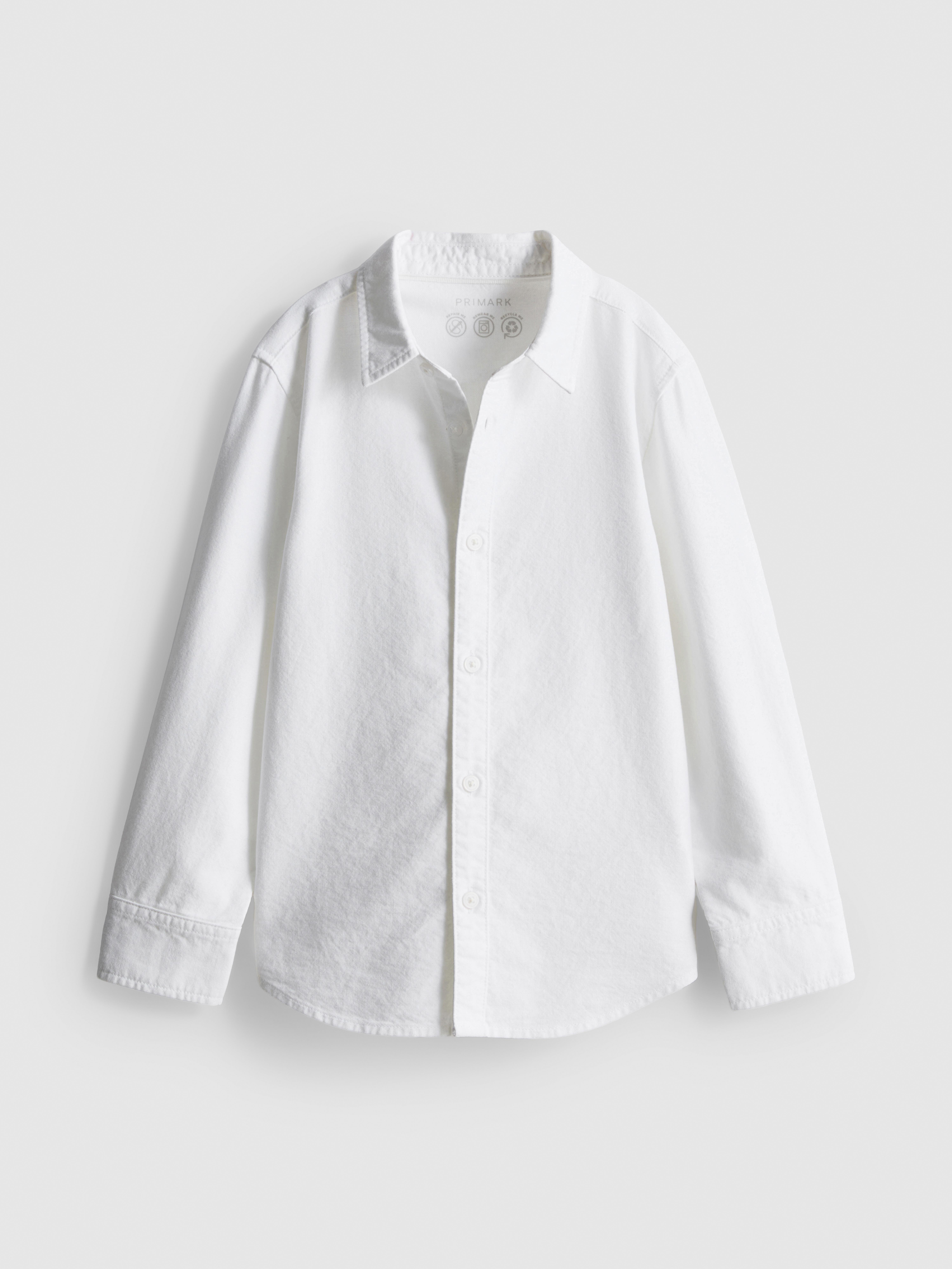 1-7yrs | Pure Cotton Oxford Shirt White