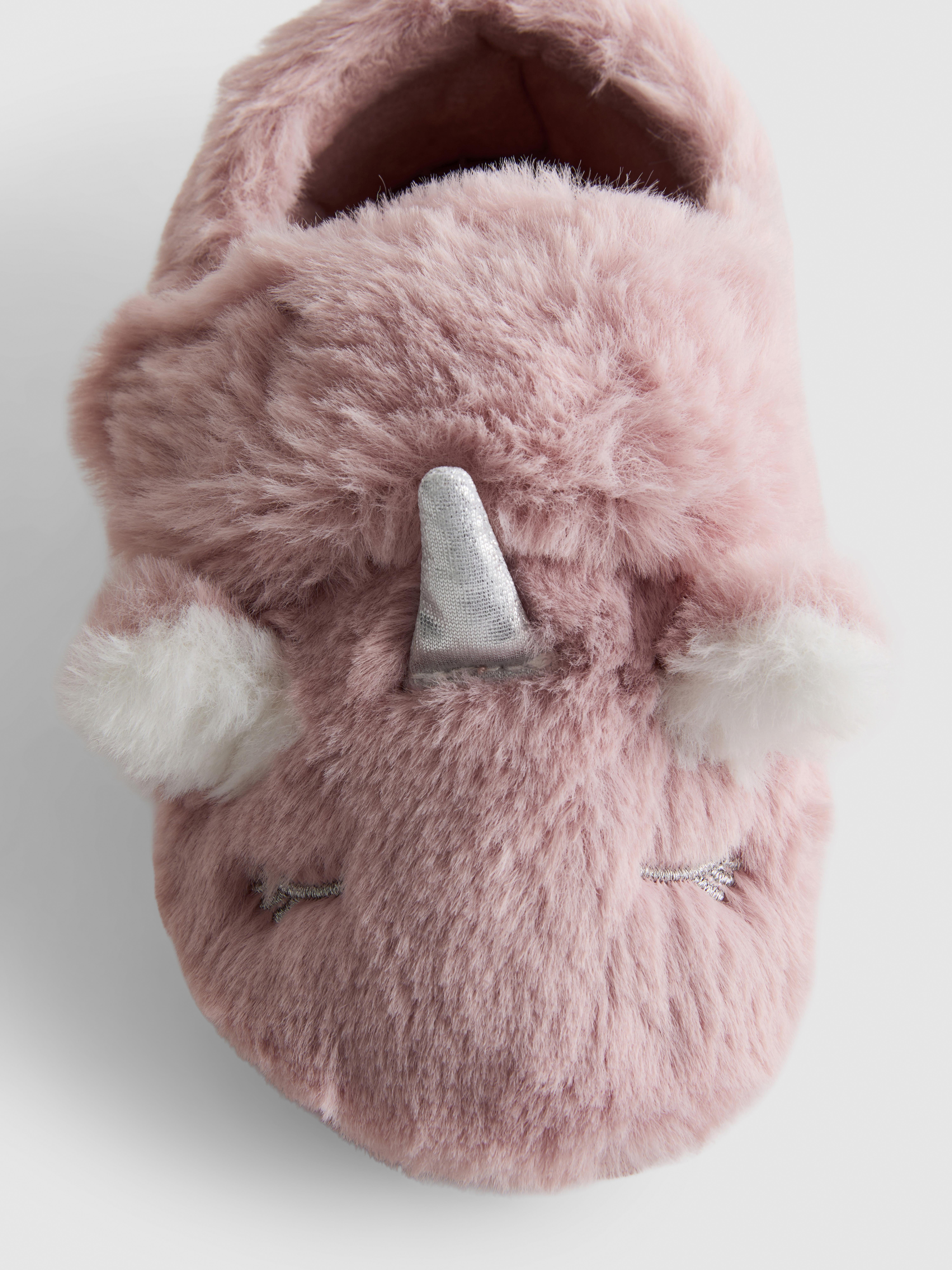 Unicorn Fluffy Cupsole Slippers