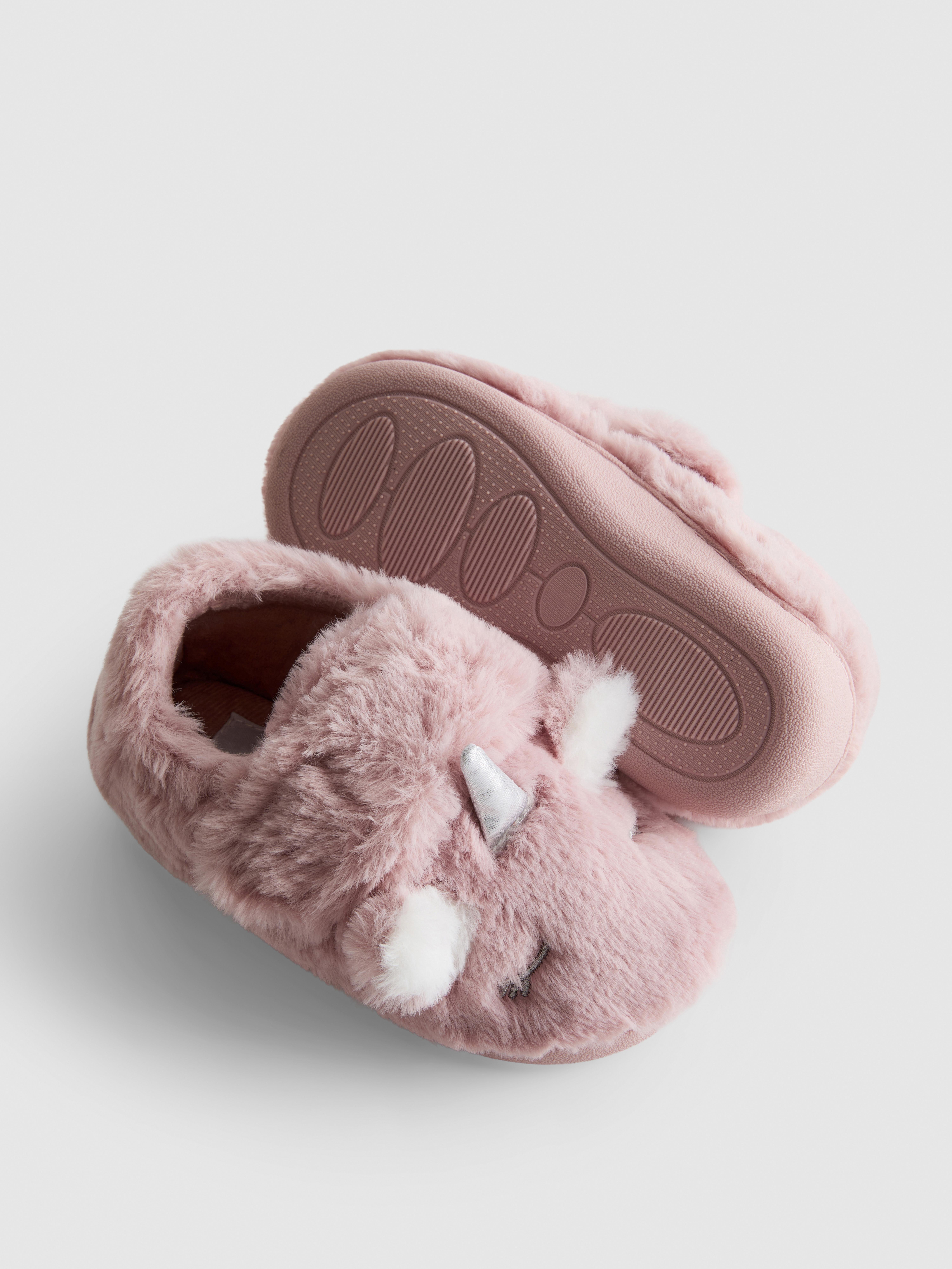 Unicorn Fluffy Cupsole Slippers
