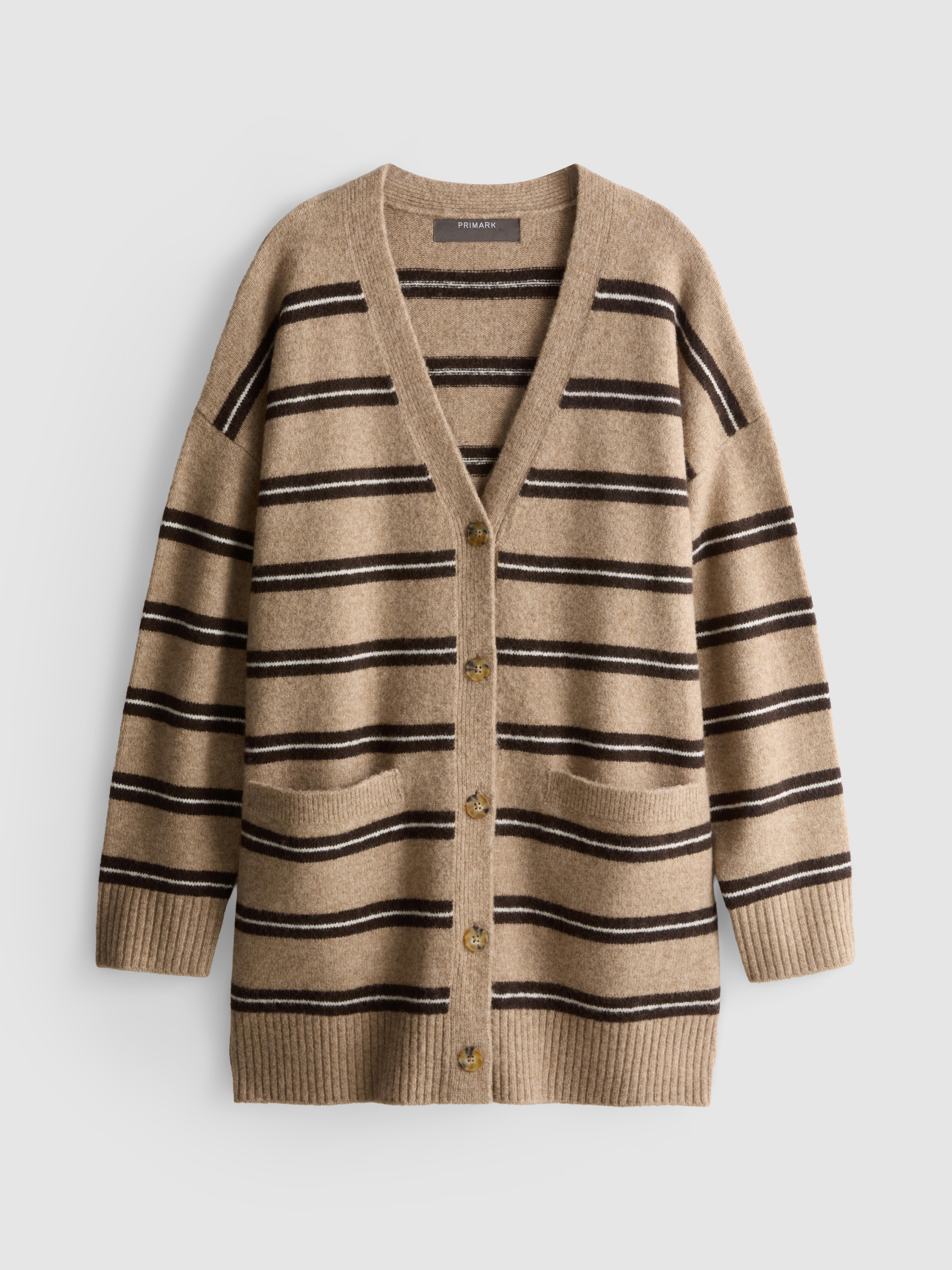Striped Midi Cardigan
