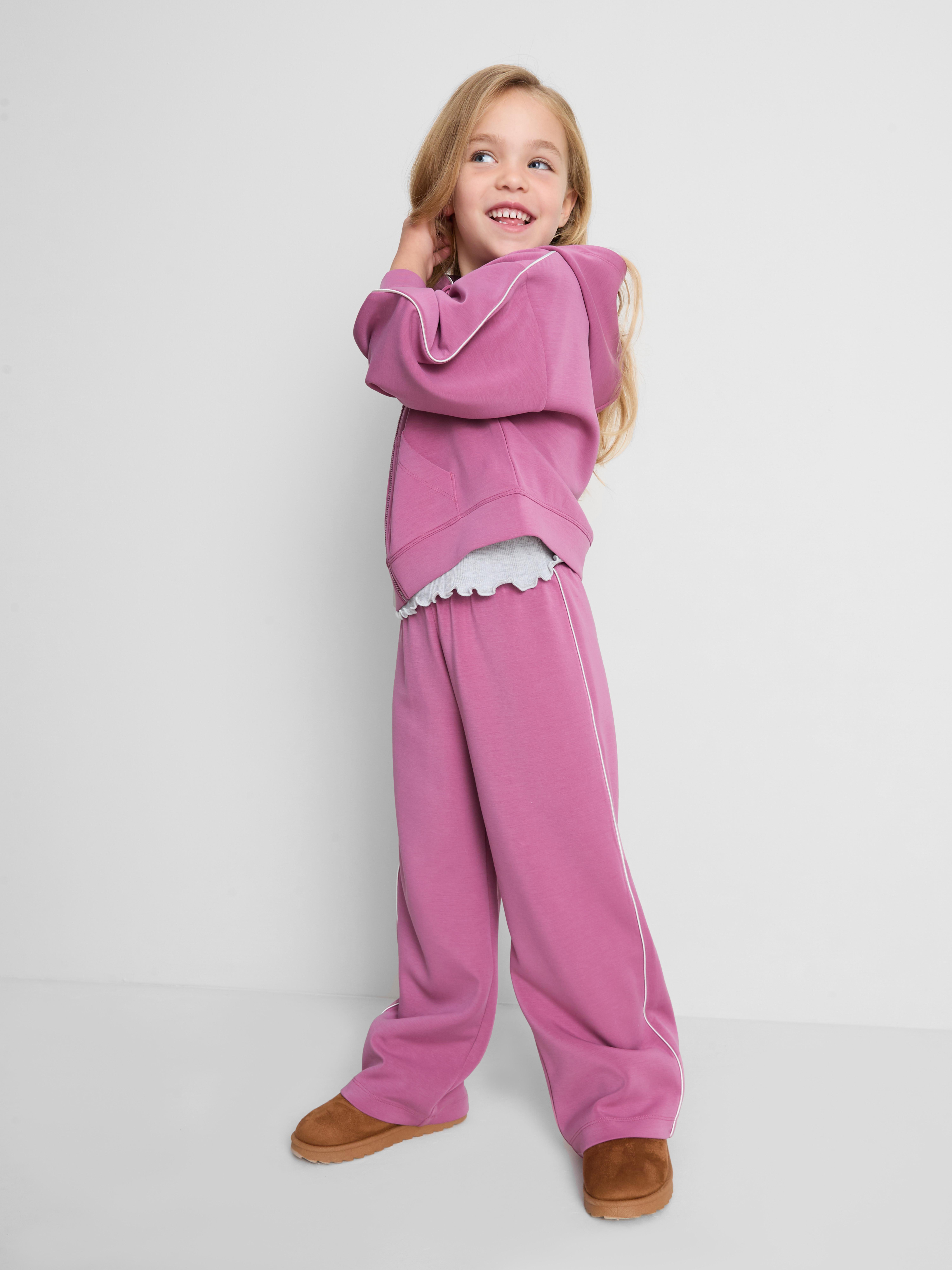 1-9 anni | Pantaloni da tuta sportivi larghi Rosa