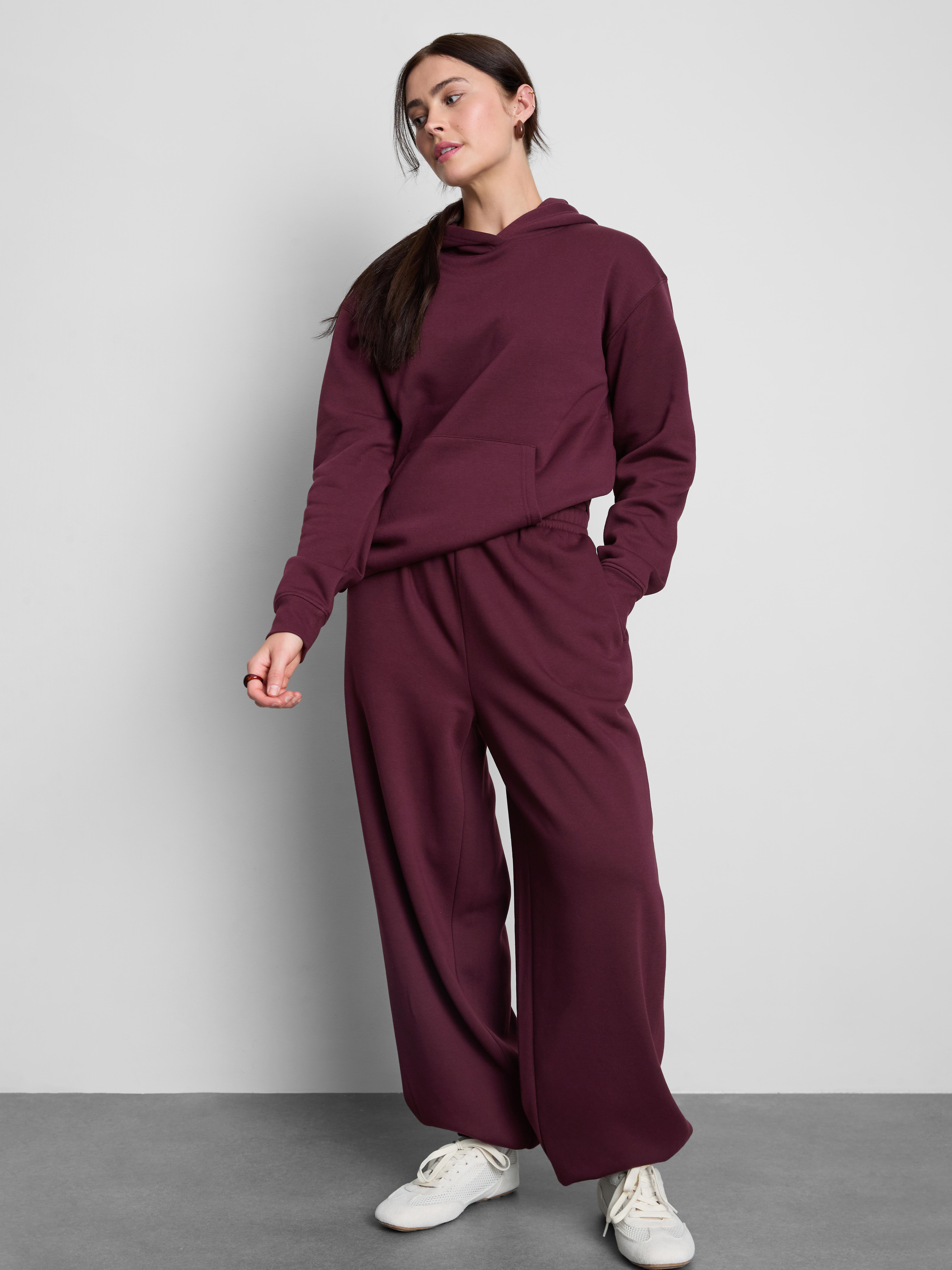 Joggingbroek van katoenmix met enkelboorden