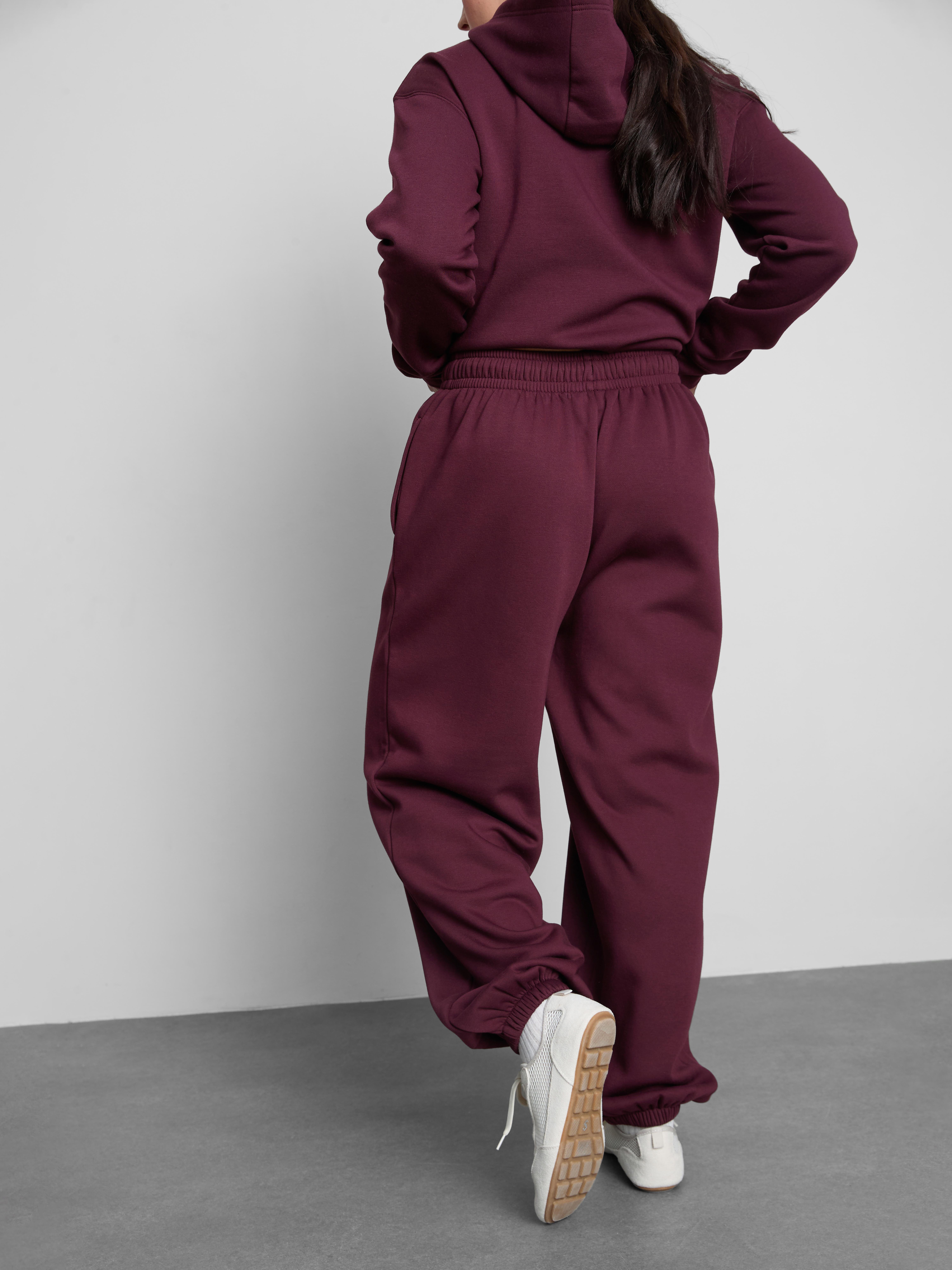 Joggingbroek van katoenmix met enkelboorden