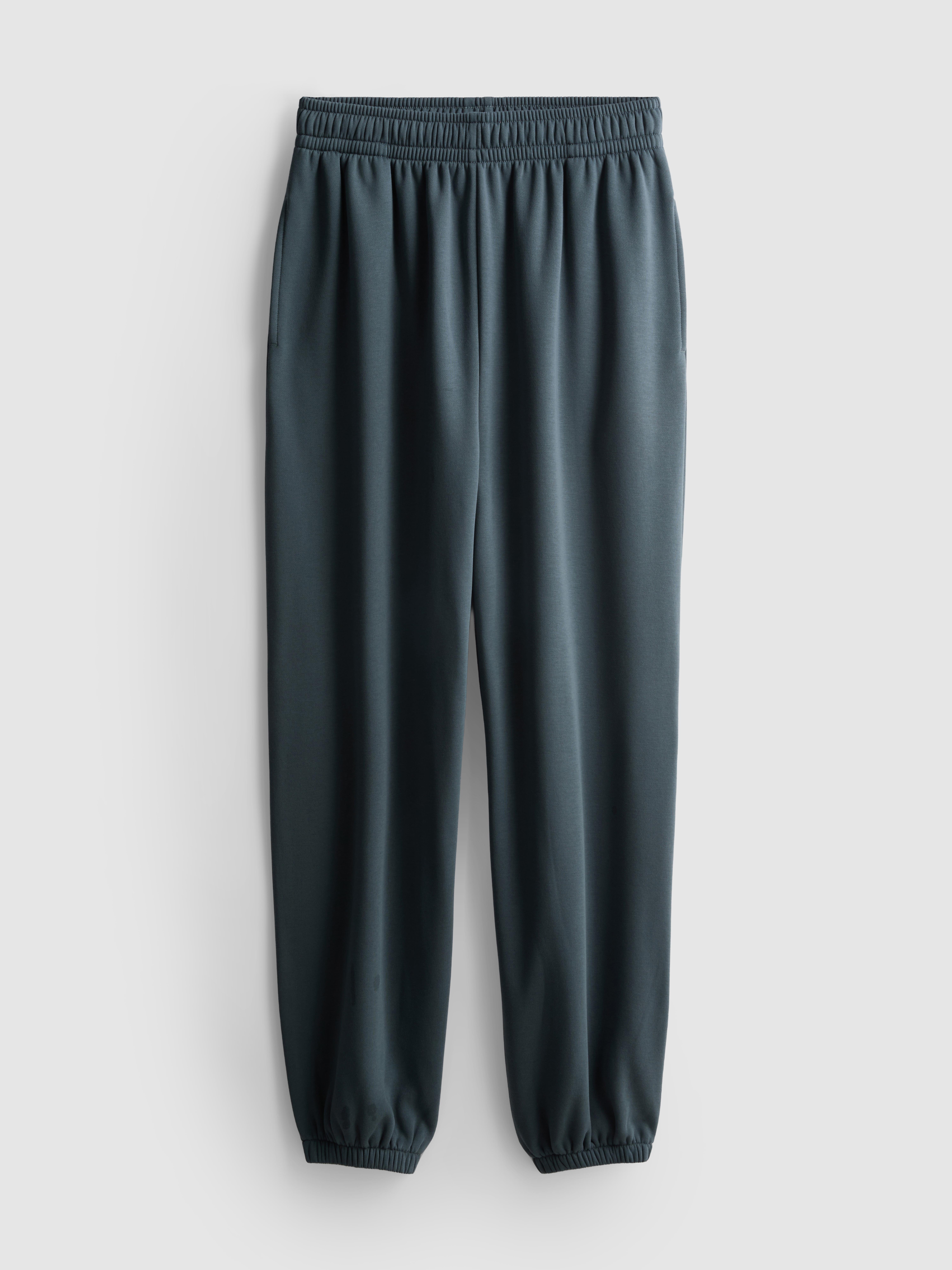 Pantaloni da tuta in misto cotone con fondo stretto