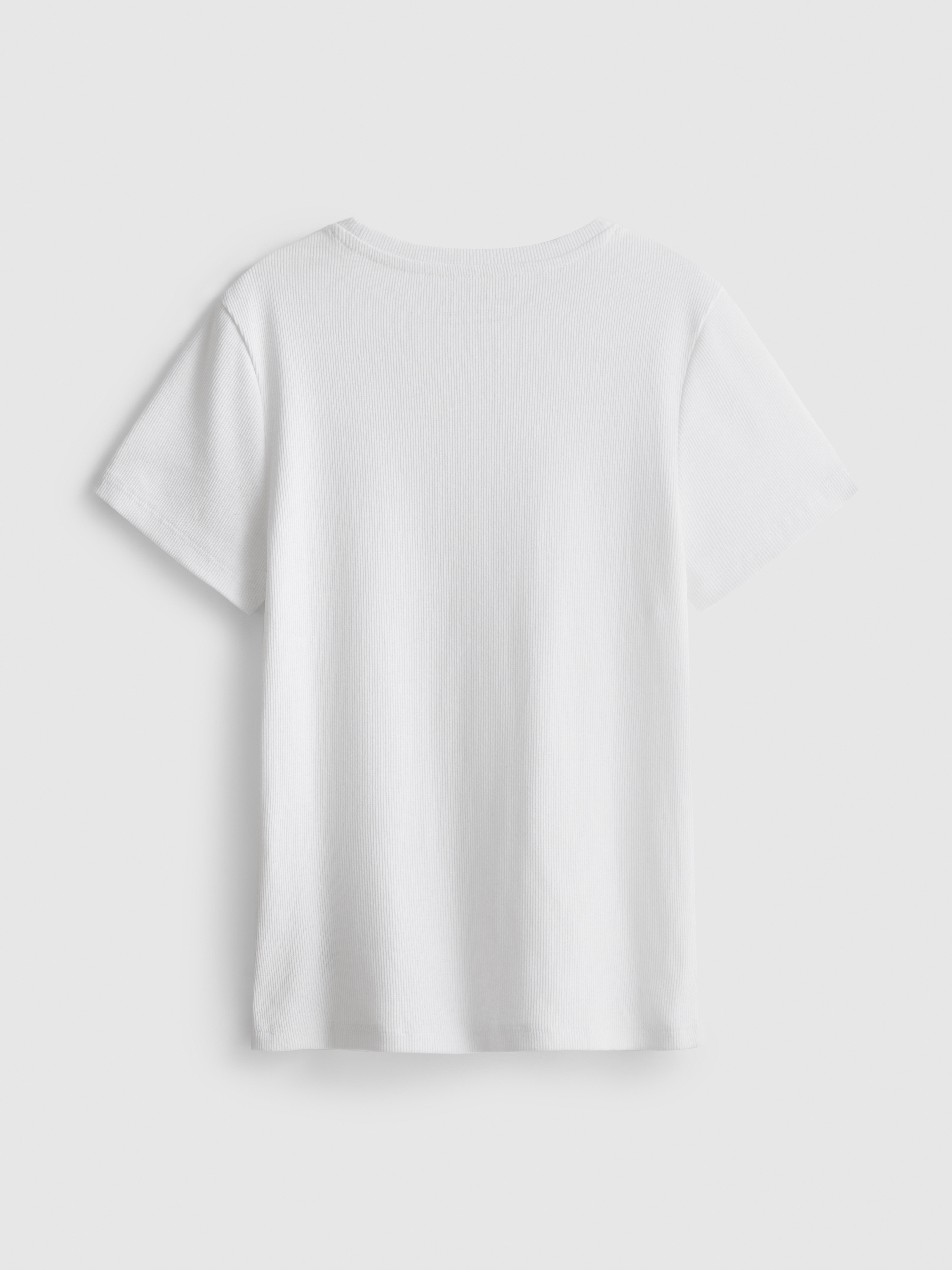 7-15yrs | Cotton-Rich Ribbed T-Shirt