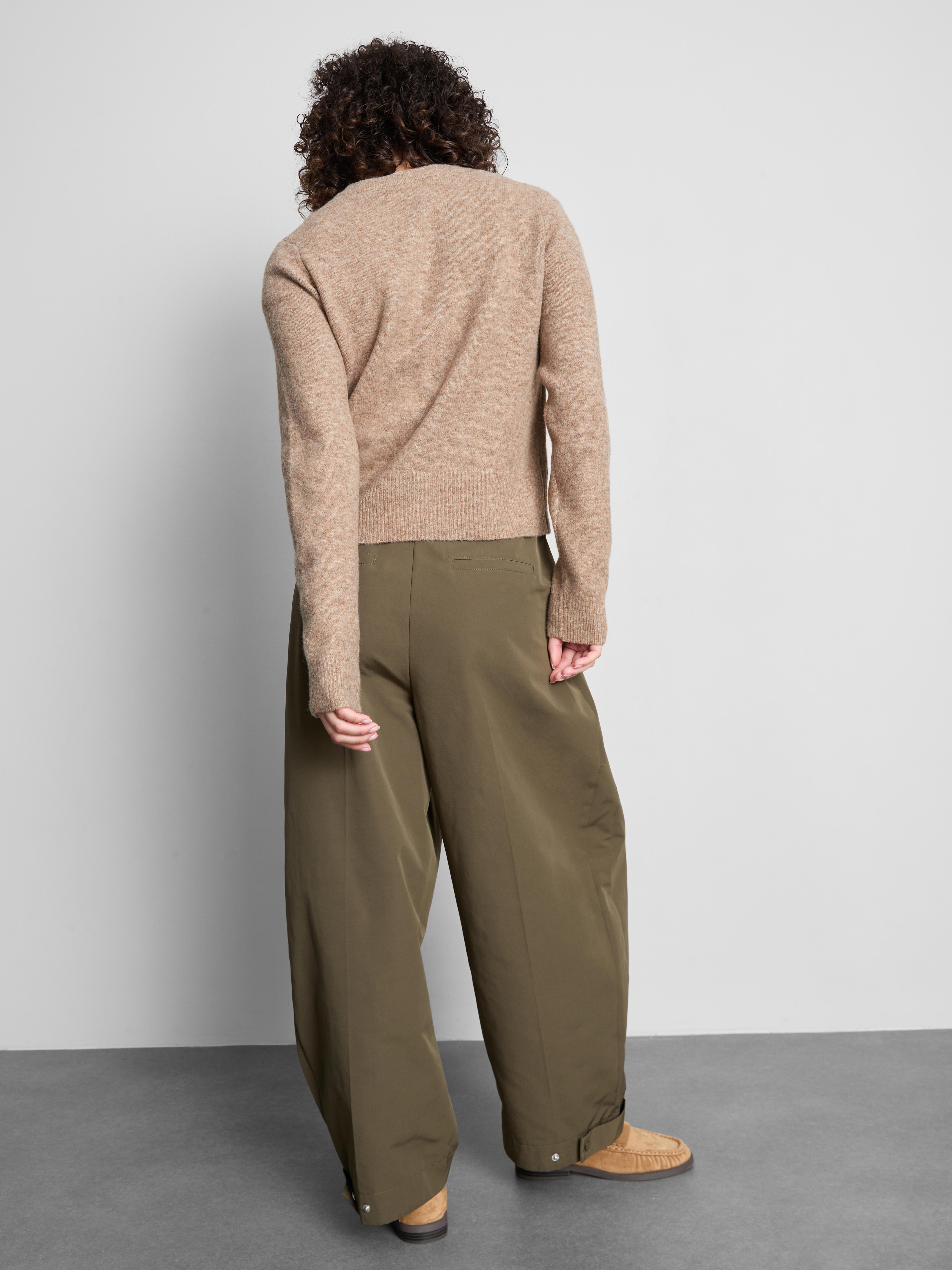 Essential Knitted Crewneck Cardigan