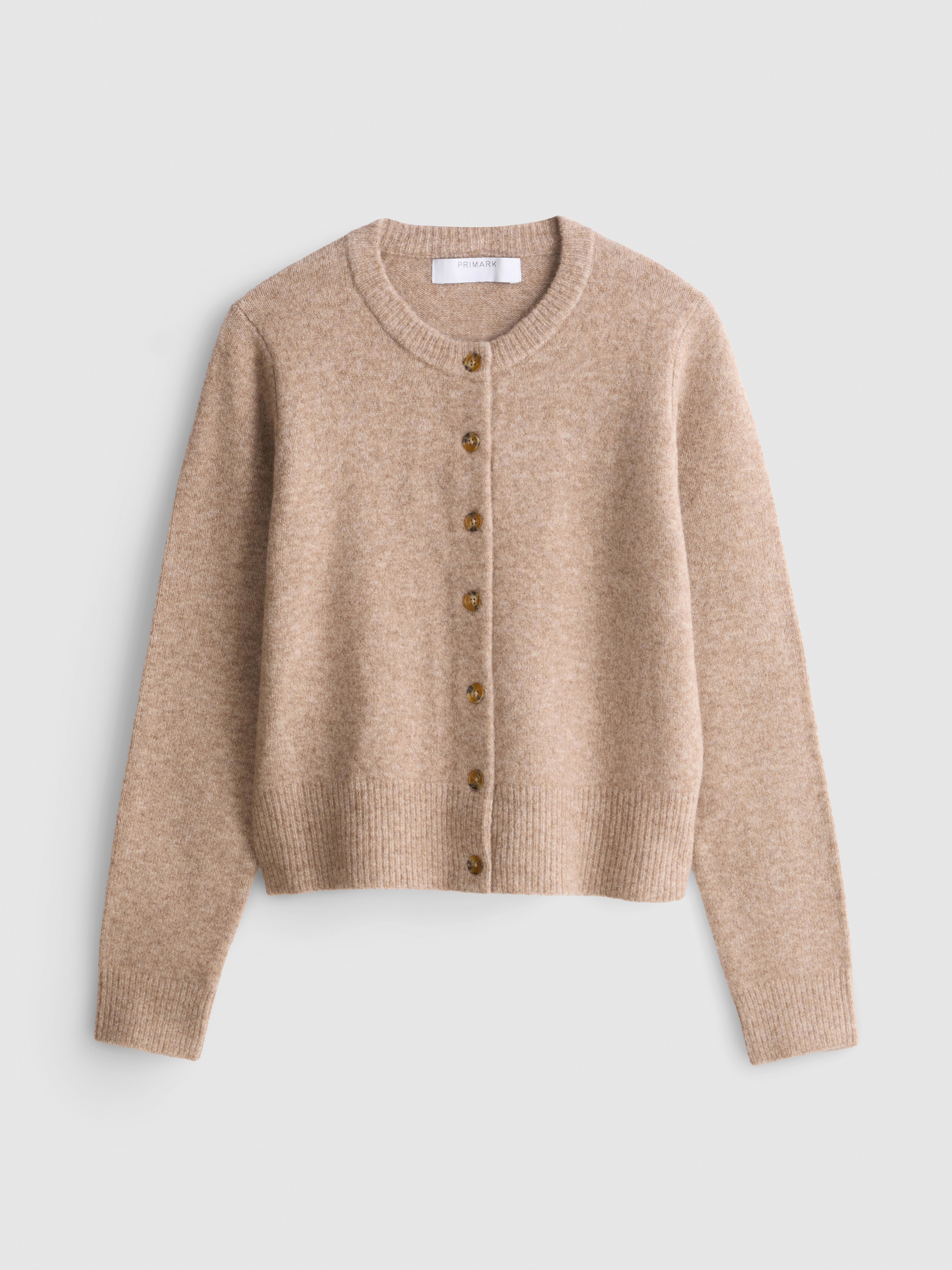 Essential Knitted Crewneck Cardigan