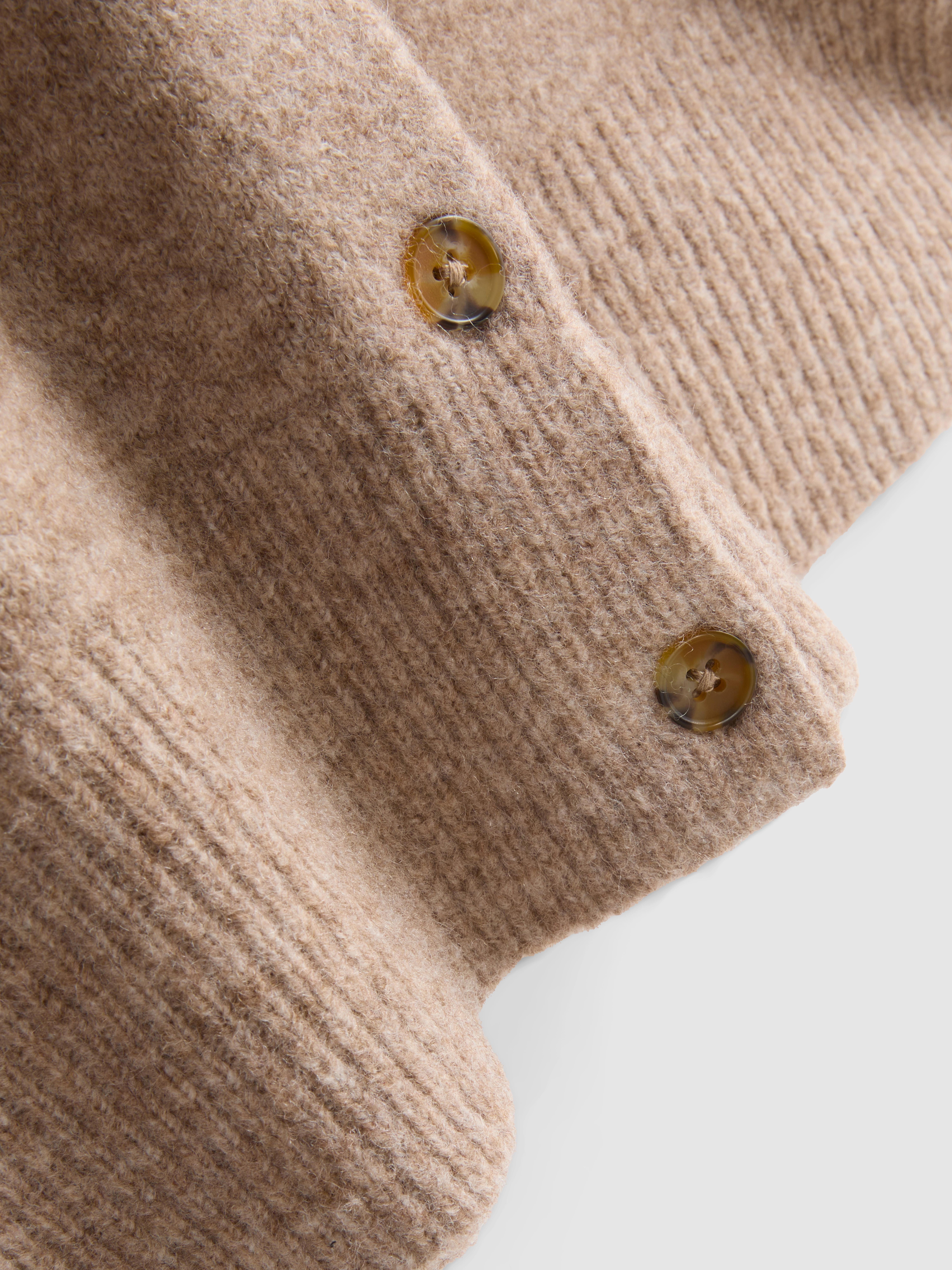 Essential Knitted Crewneck Cardigan