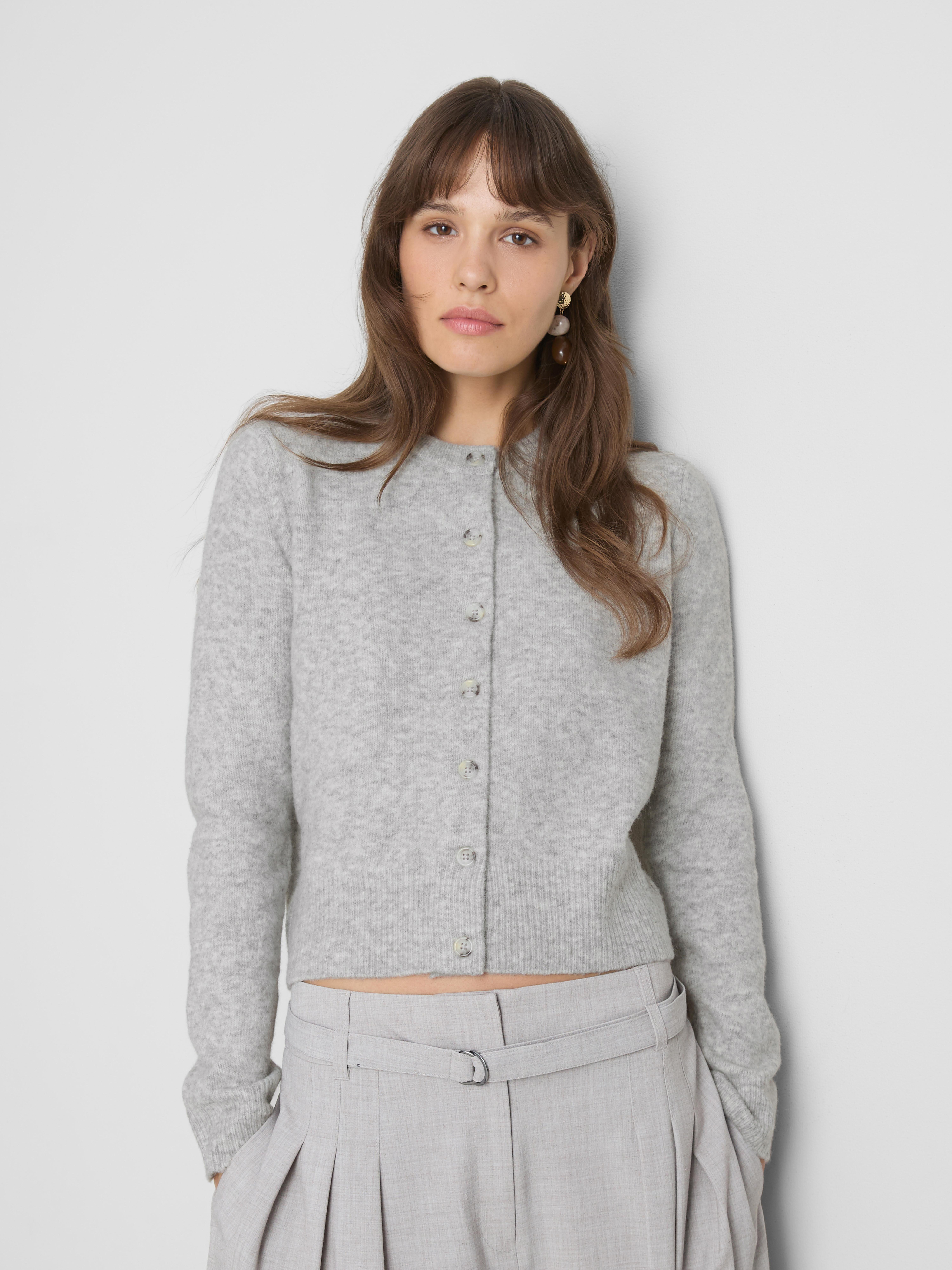 Essential Knitted Crew Neck Cardigan